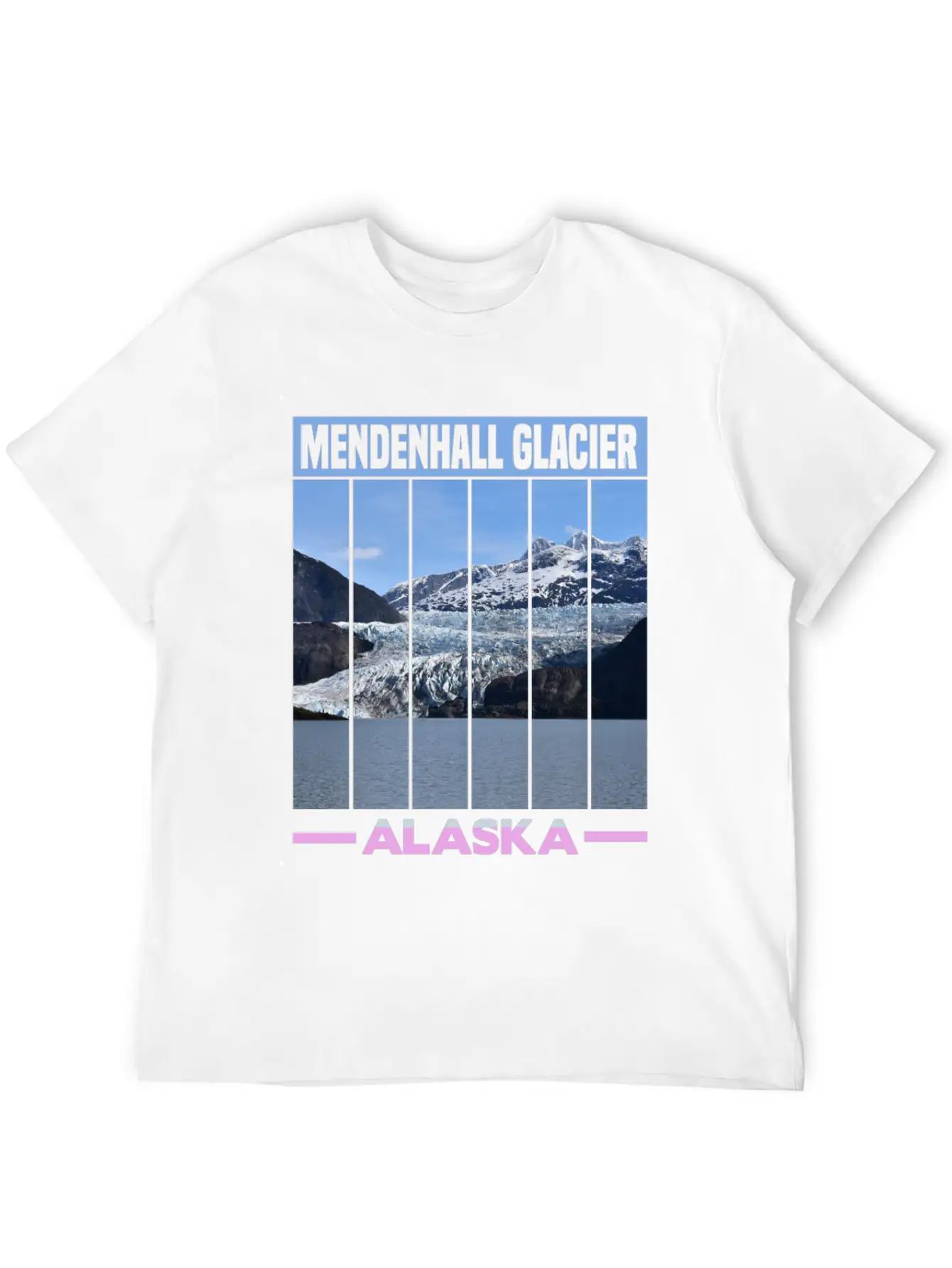 Mendenhall Glacier Alaska Unisex Casual T-Shirt – Clean Design For Daily Comfort