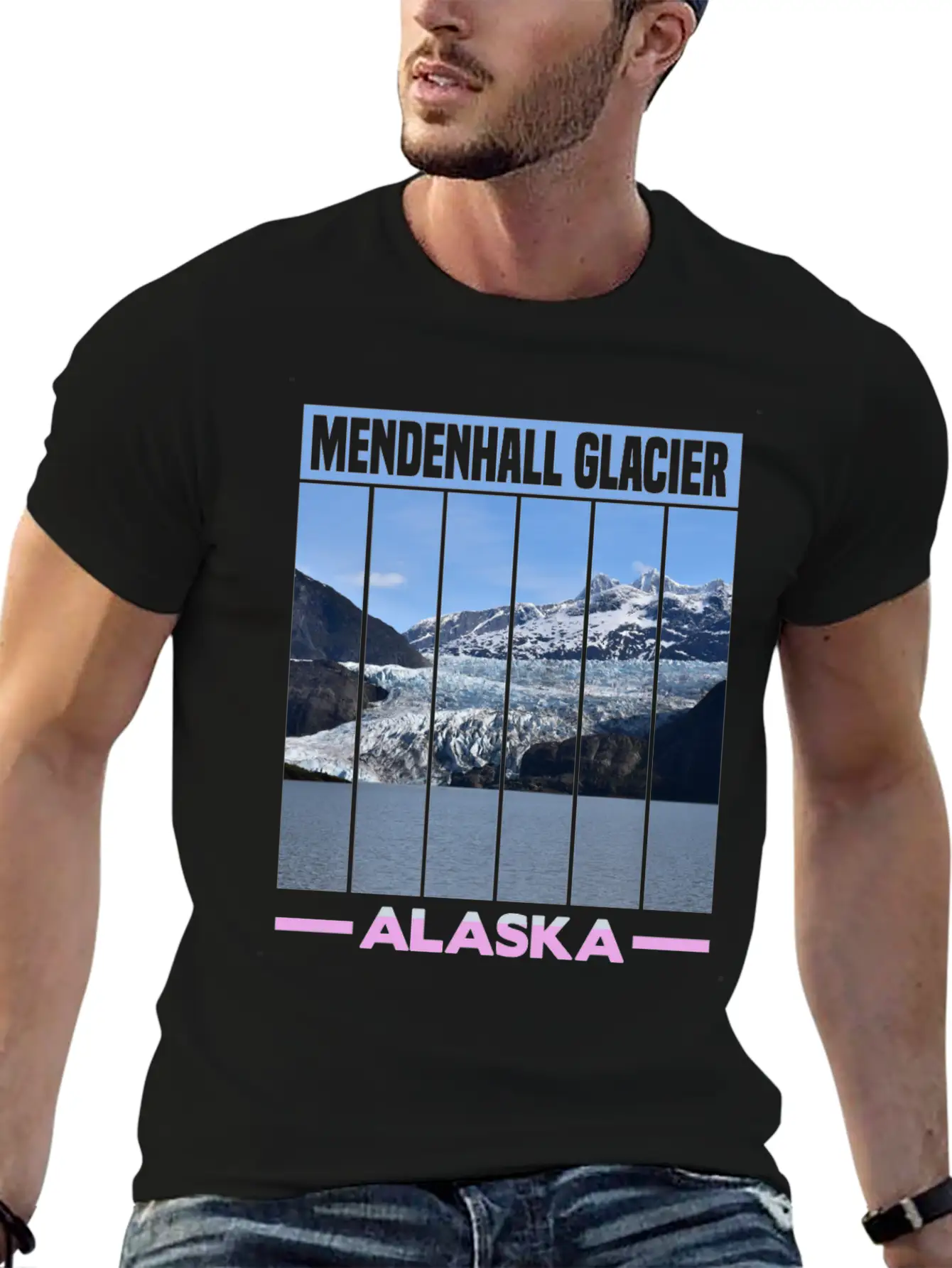 Mendenhall Glacier Alaska Unisex Casual T-Shirt – Clean Design For Daily Comfort