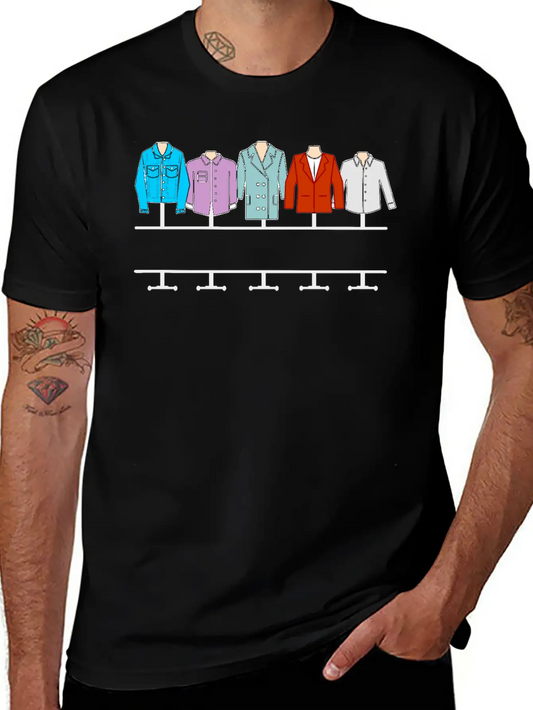 Men's Clothing Store Logo Unisex Short Sleeve Soft Cotton T-Shirt – Casual Everyday Wear