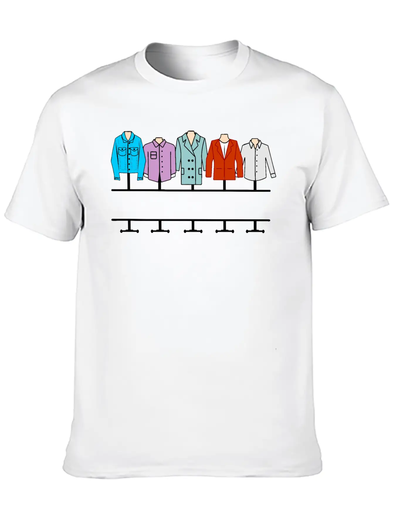 Men's Clothing Store Logo Unisex Short Sleeve Soft Cotton T-Shirt – Casual Everyday Wear