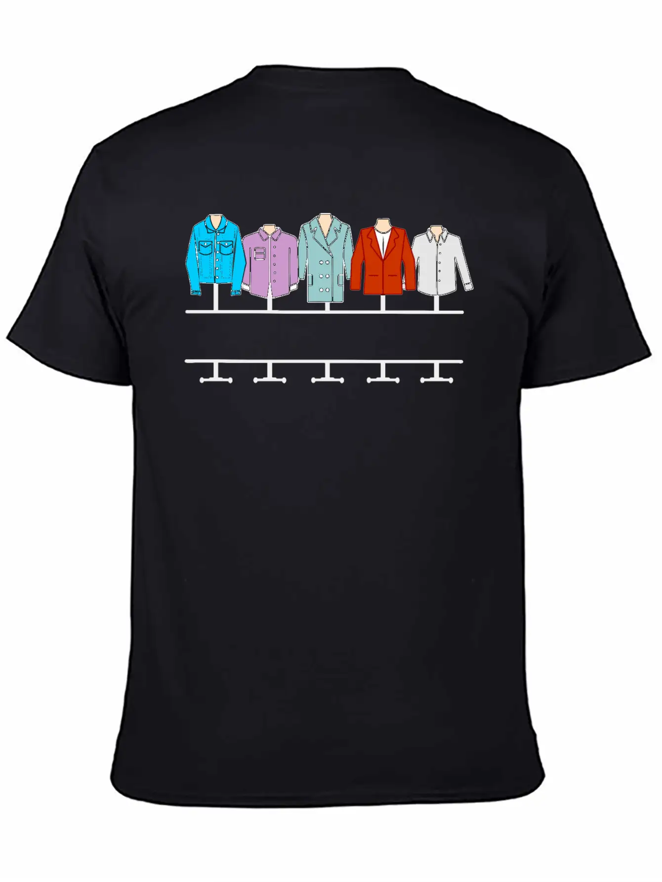 Men's Clothing Store Logo Unisex Short Sleeve Soft Cotton T-Shirt – Casual Everyday Wear