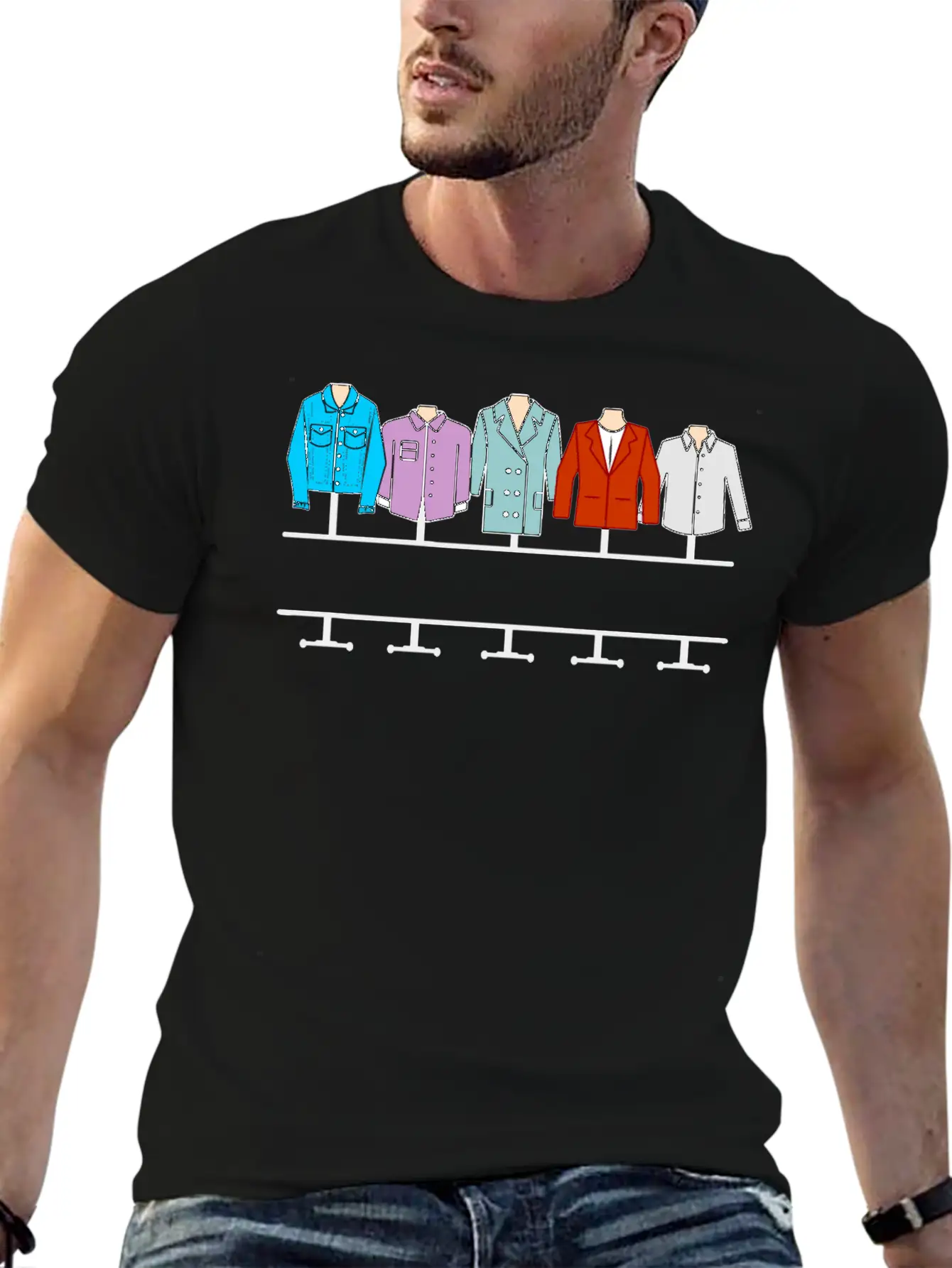 Men's Clothing Store Logo Unisex Short Sleeve Soft Cotton T-Shirt – Casual Everyday Wear