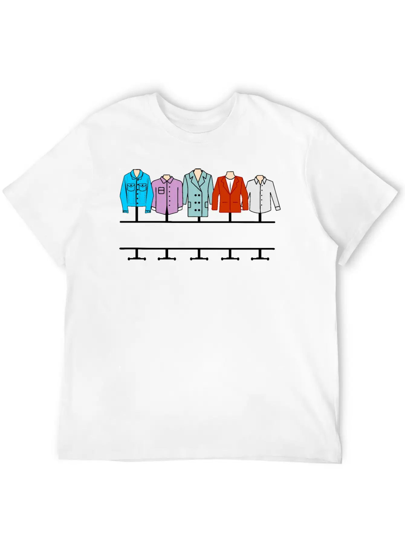 Men's Clothing Store Logo Unisex Short Sleeve Soft Cotton T-Shirt – Casual Everyday Wear