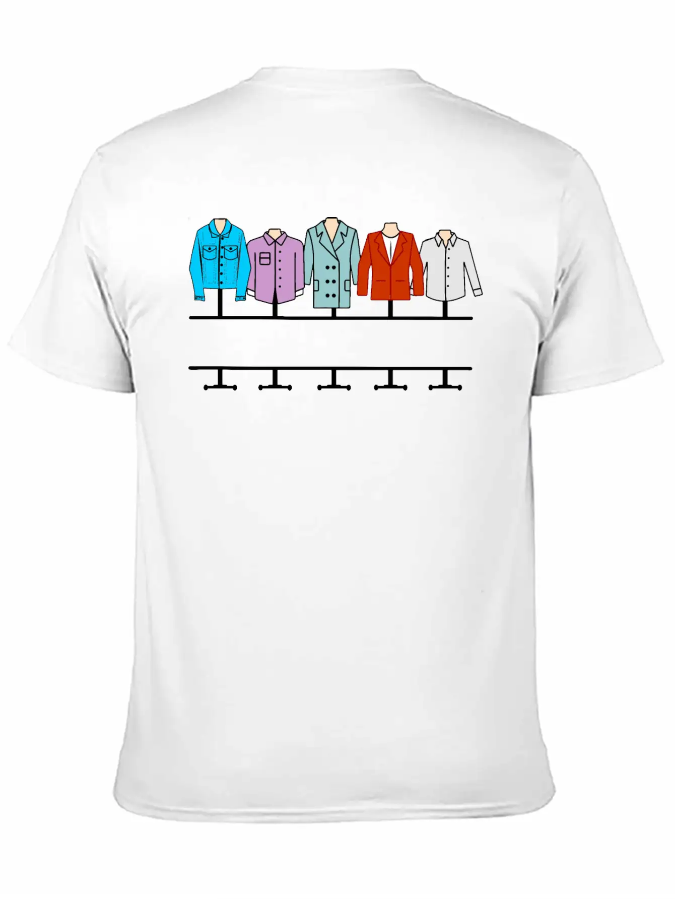 Men's Clothing Store Logo Unisex Short Sleeve Soft Cotton T-Shirt – Casual Everyday Wear
