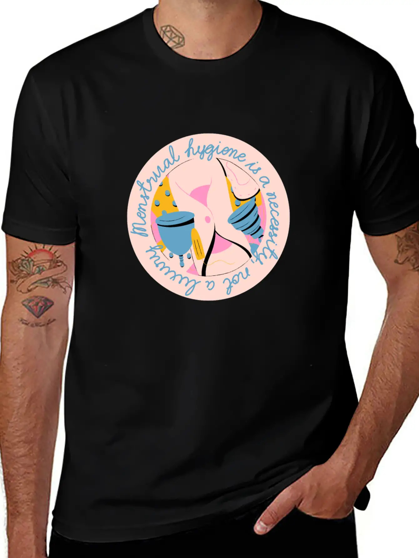 Menstrual Hygiene Timeless Short Sleeve Tee – Comfy And Minimalist Design