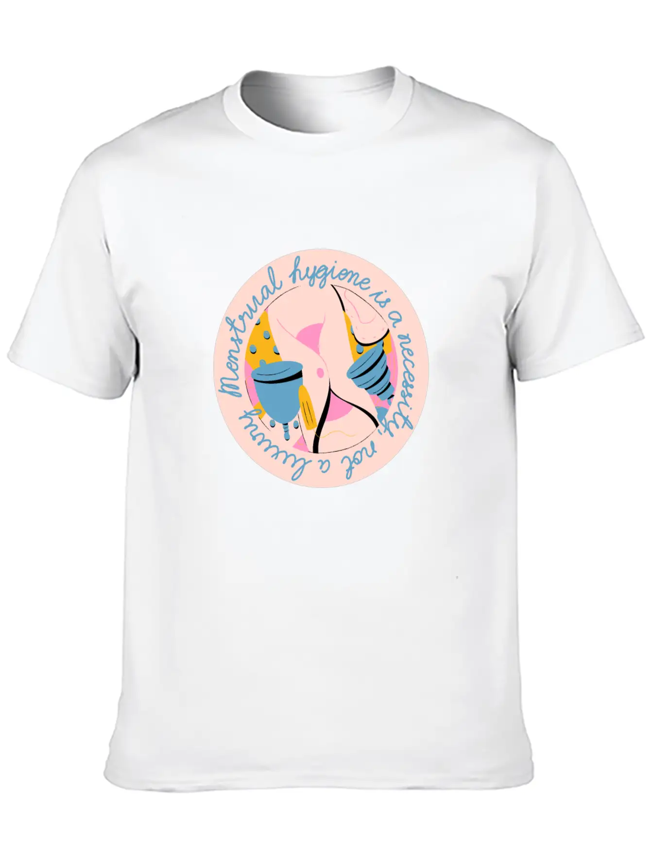Menstrual Hygiene Timeless Short Sleeve Tee – Comfy And Minimalist Design