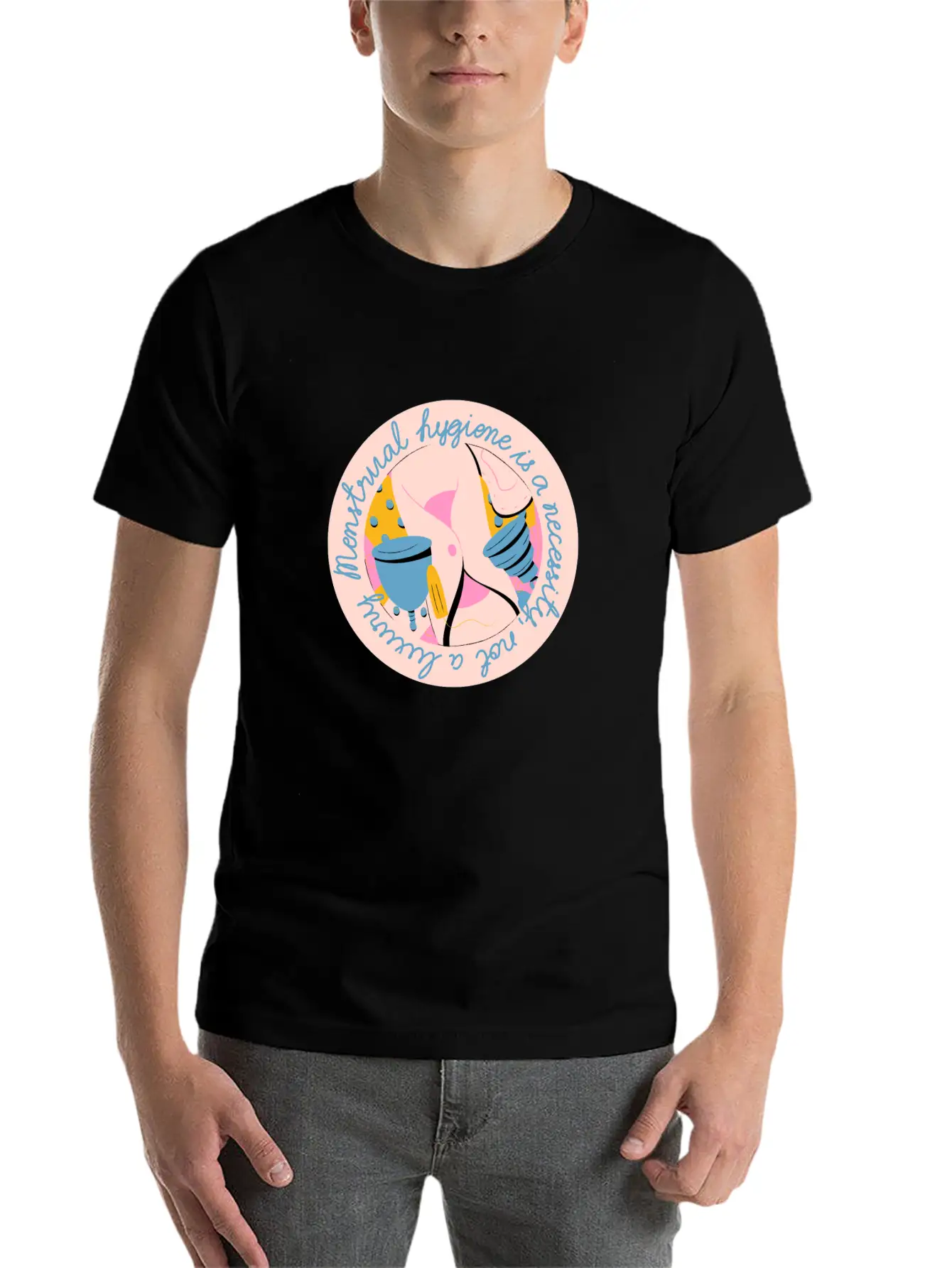 Menstrual Hygiene Timeless Short Sleeve Tee – Comfy And Minimalist Design