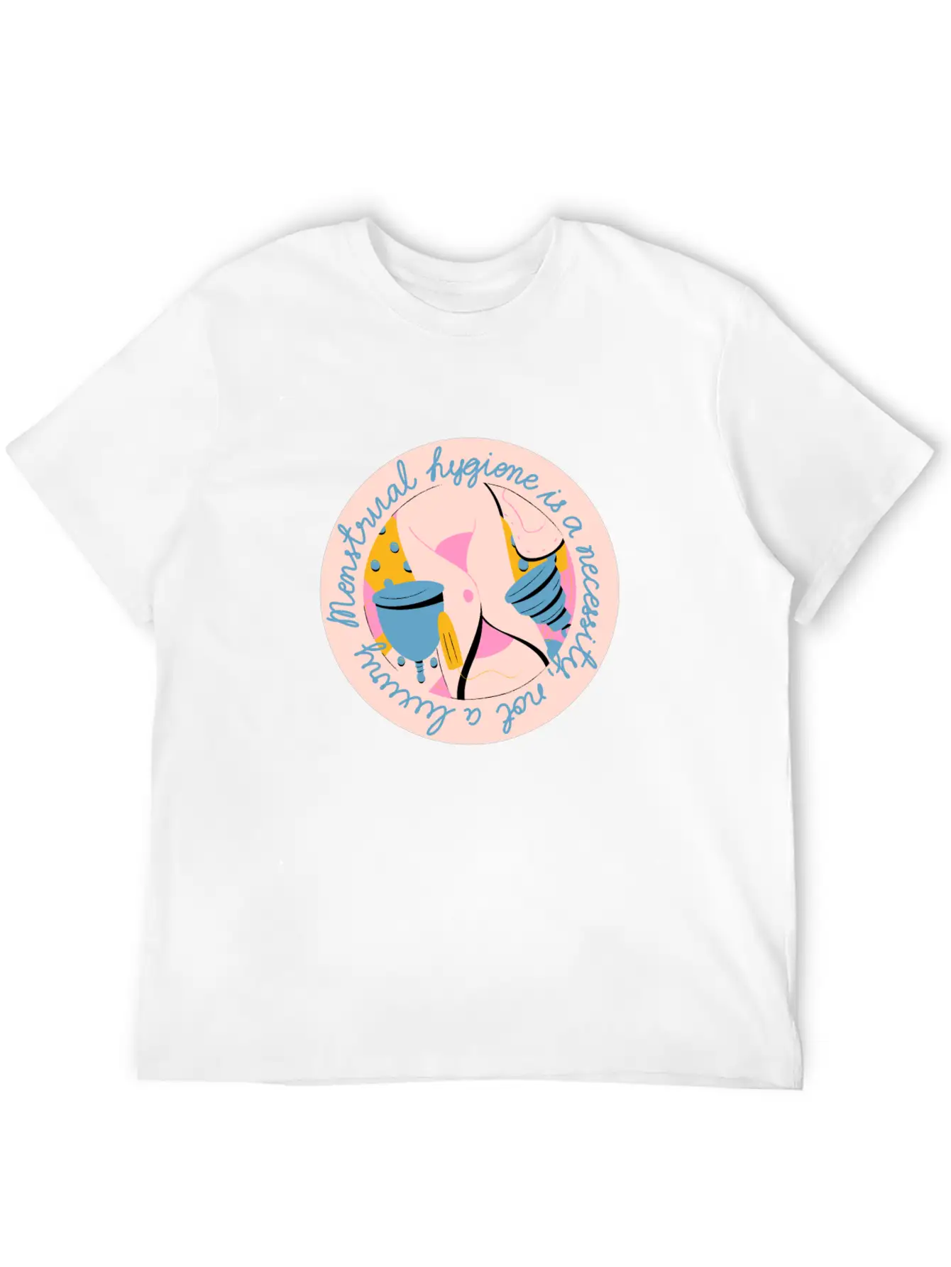 Menstrual Hygiene Timeless Short Sleeve Tee – Comfy And Minimalist Design