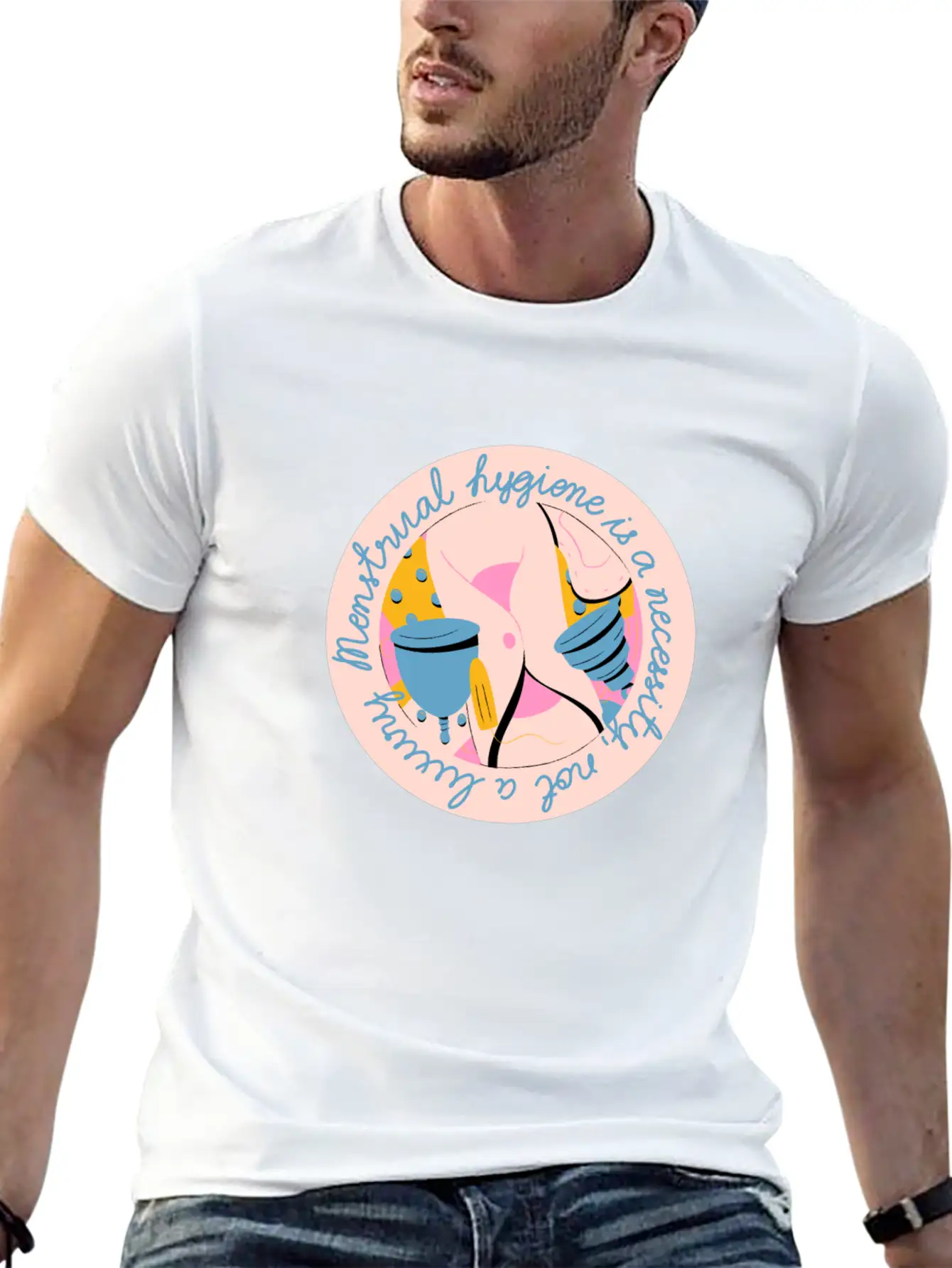 Menstrual Hygiene Timeless Short Sleeve Tee – Comfy And Minimalist Design