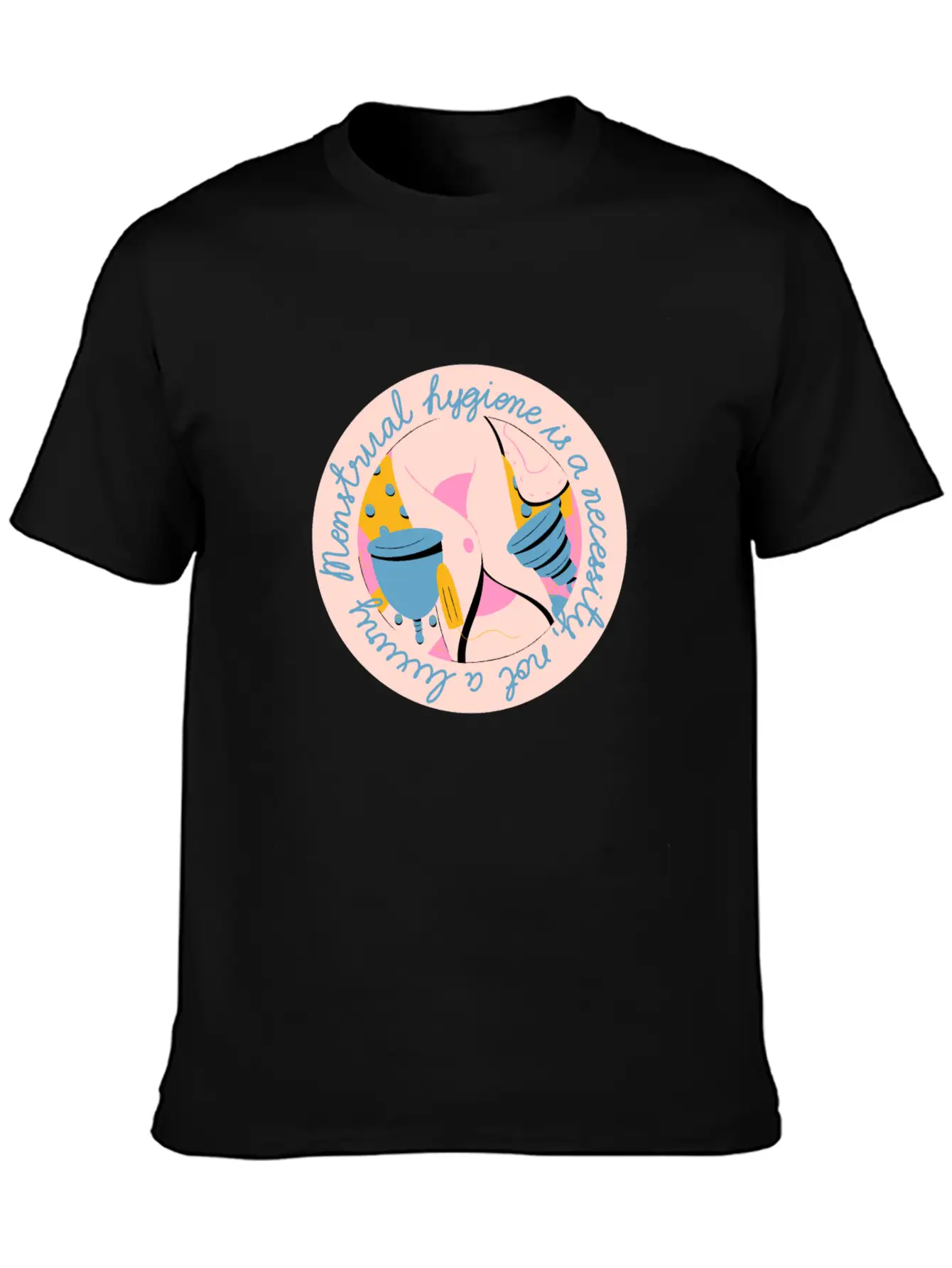 Menstrual Hygiene Timeless Short Sleeve Tee – Comfy And Minimalist Design