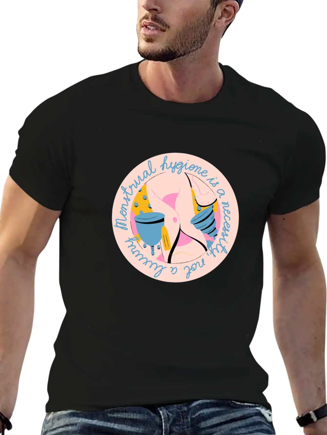 Menstrual Hygiene Timeless Short Sleeve Tee – Comfy And Minimalist Design