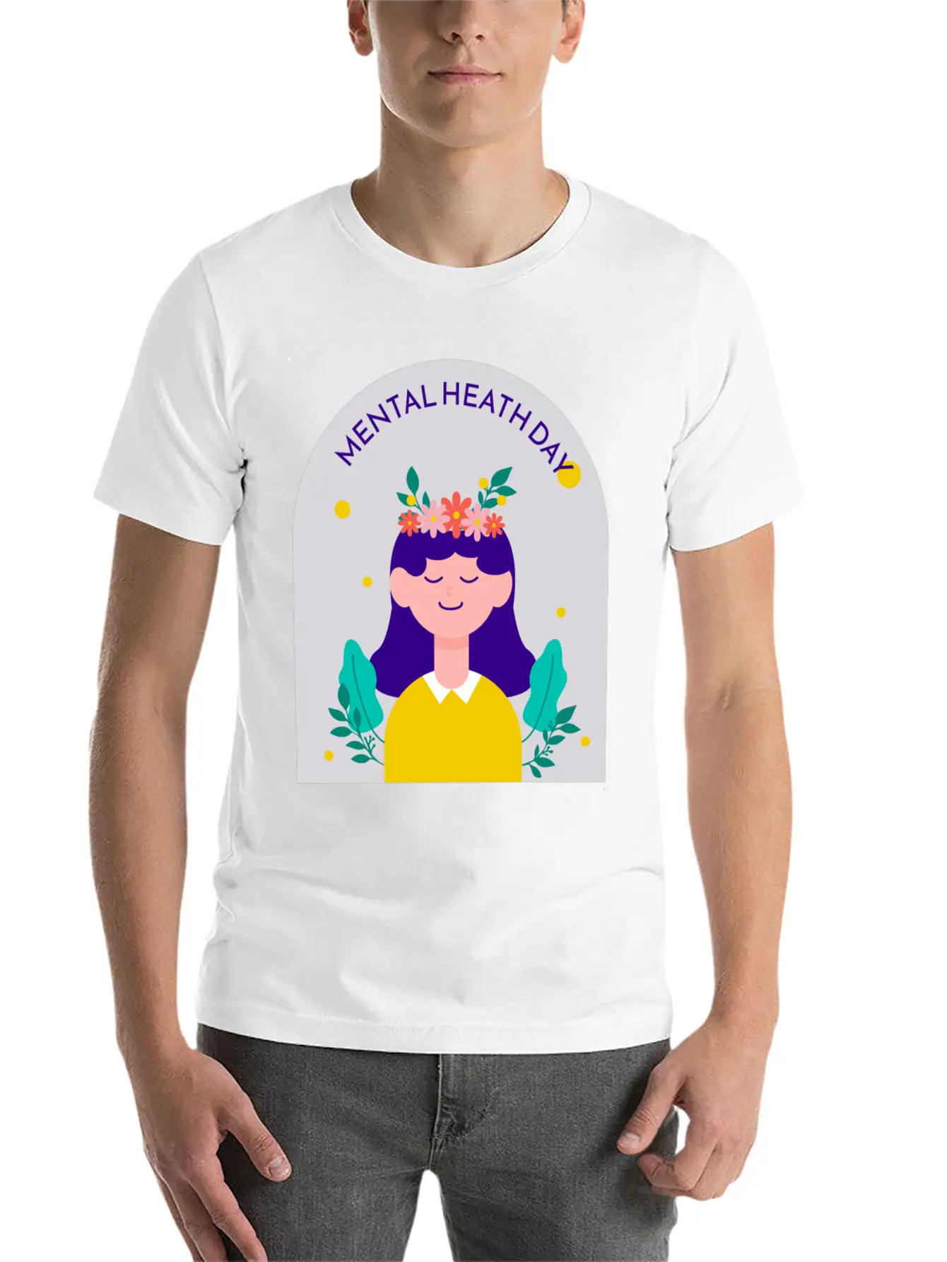 MENTAL HEALTH Basic Graphic T-Shirt – Daily Comfort In Soft Cotton