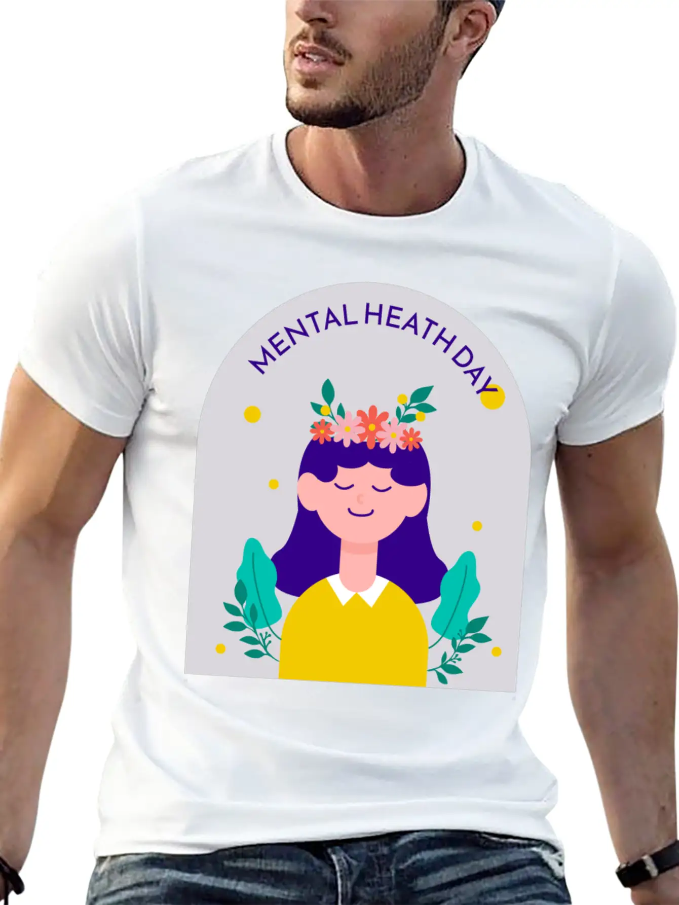 MENTAL HEALTH Basic Graphic T-Shirt – Daily Comfort In Soft Cotton