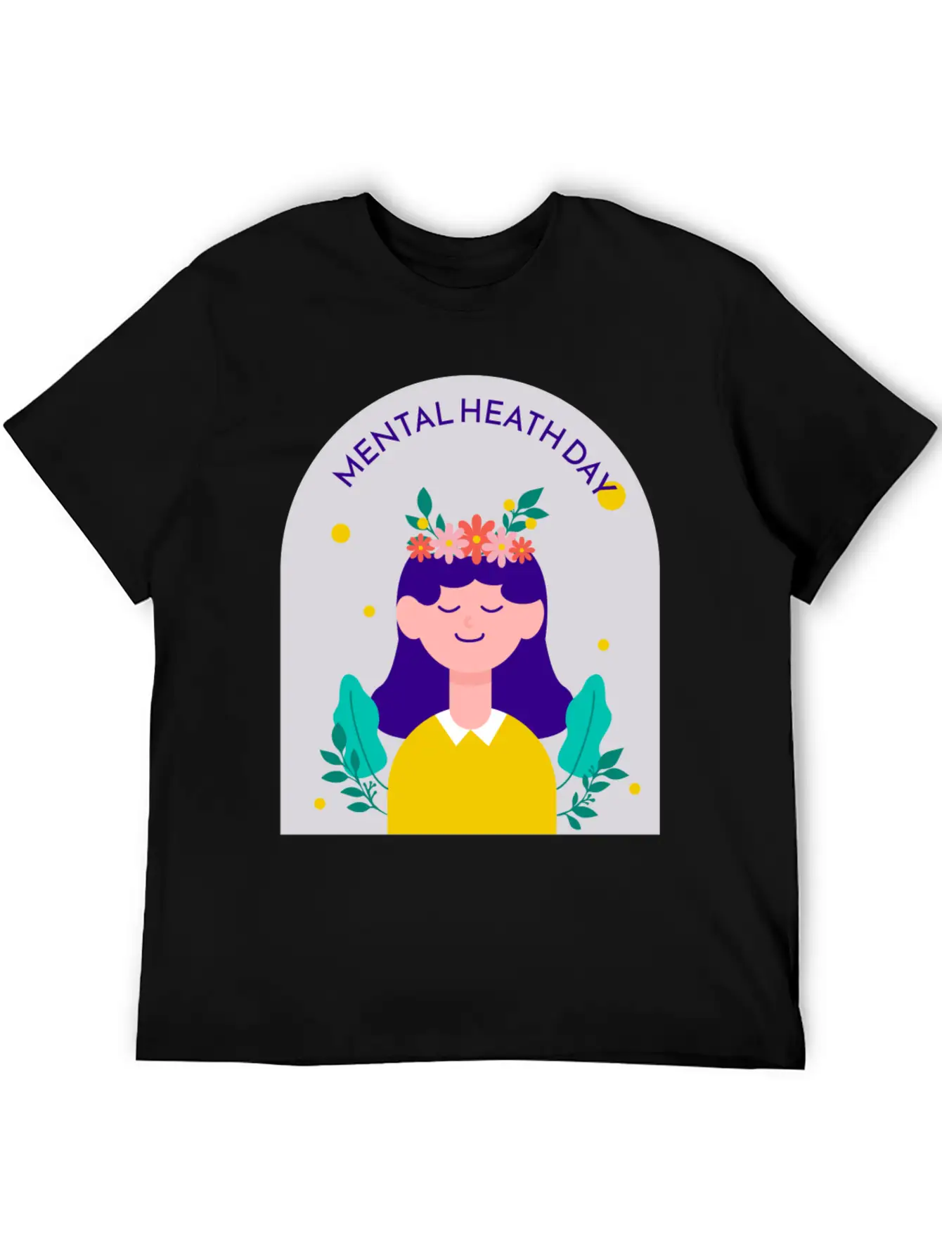 MENTAL HEALTH Basic Graphic T-Shirt – Daily Comfort In Soft Cotton