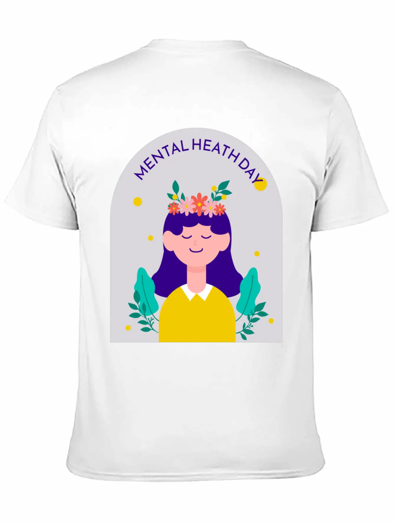 MENTAL HEALTH Basic Graphic T-Shirt – Daily Comfort In Soft Cotton