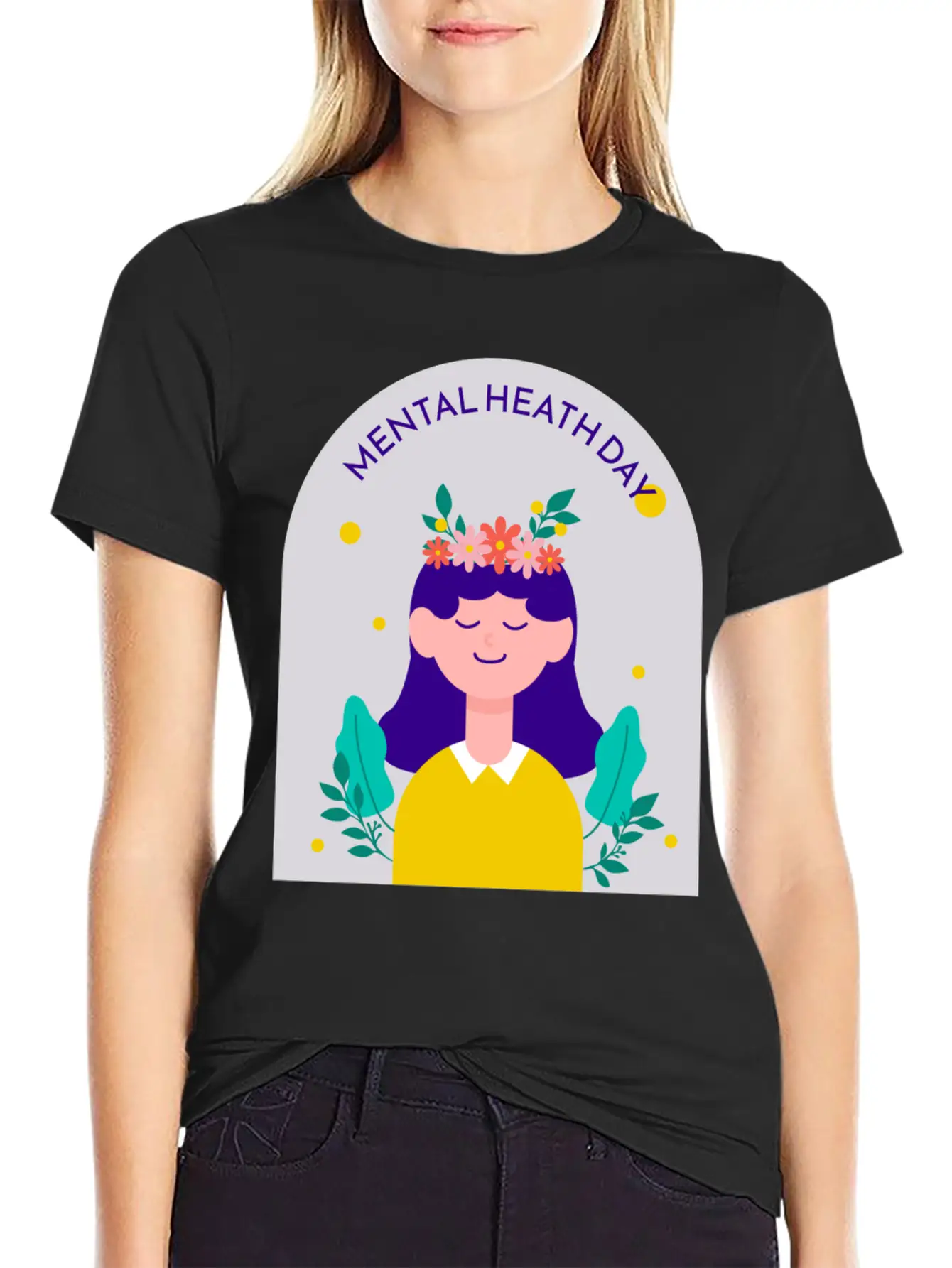 MENTAL HEALTH Basic Graphic T-Shirt – Daily Comfort In Soft Cotton