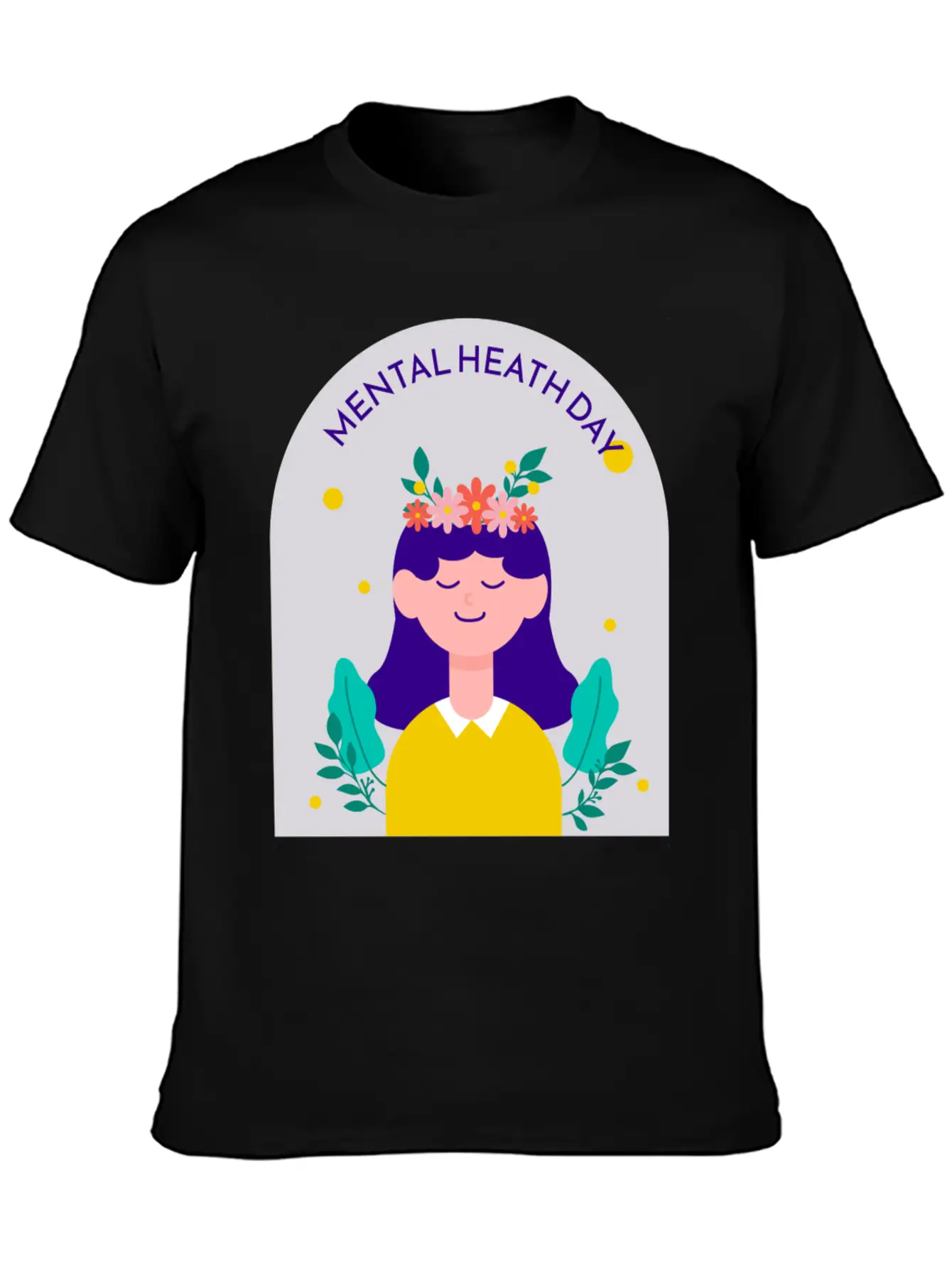 MENTAL HEALTH Basic Graphic T-Shirt – Daily Comfort In Soft Cotton