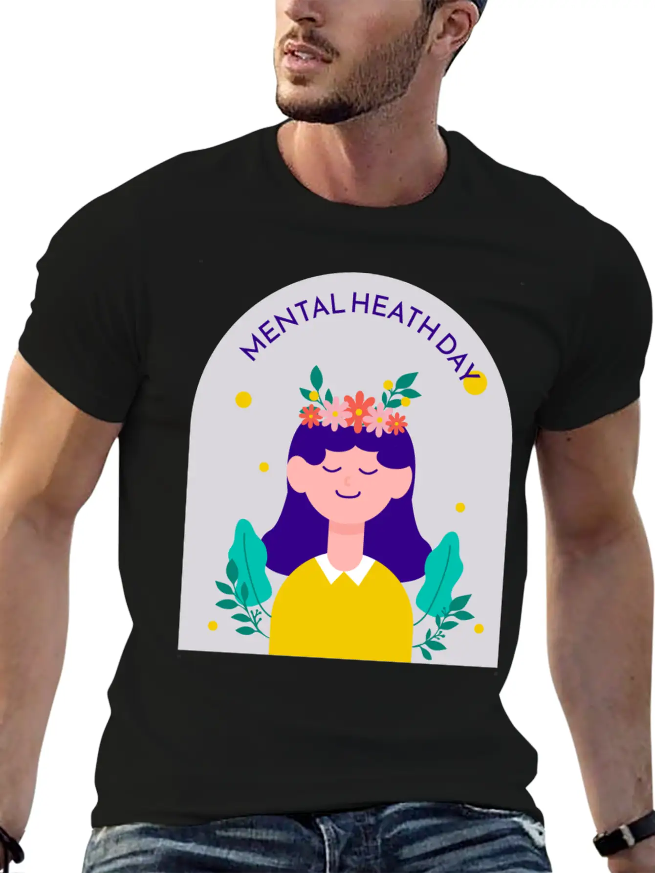 MENTAL HEALTH Basic Graphic T-Shirt – Daily Comfort In Soft Cotton