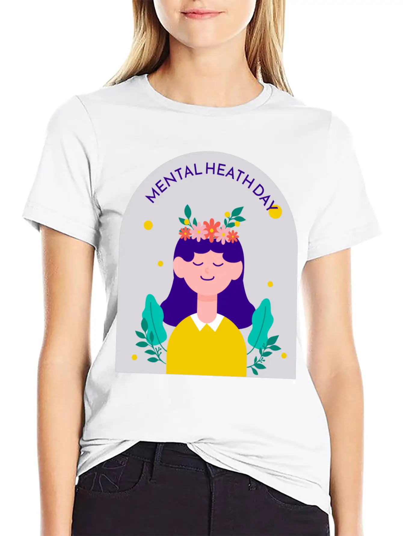 MENTAL HEALTH Basic Graphic T-Shirt – Daily Comfort In Soft Cotton
