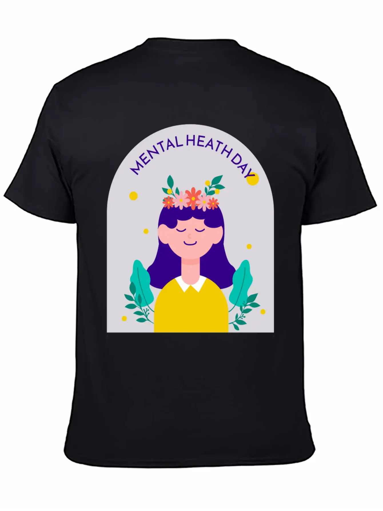 MENTAL HEALTH Basic Graphic T-Shirt – Daily Comfort In Soft Cotton