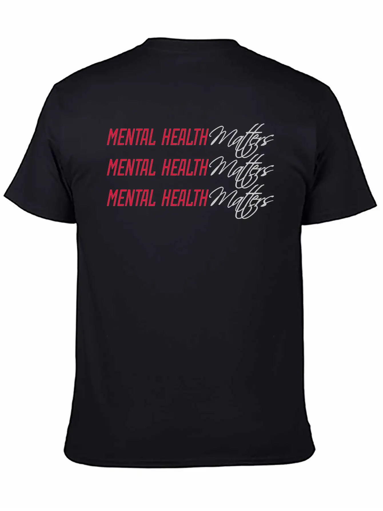 Mental Health Matters Quote Essential Unisex Summer Tee – Soft Cotton Casual Fit