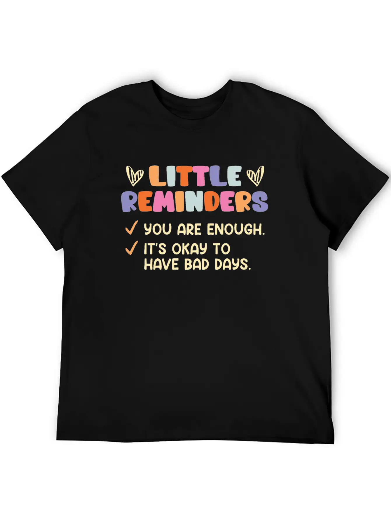 Mental Health Selfesteem Awareness Unisex Short Sleeve Soft Cotton T-Shirt – Casual Everyday Wear