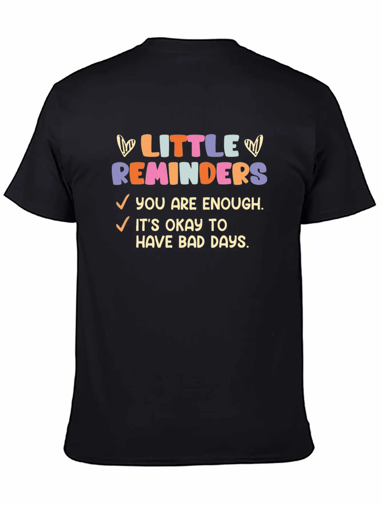 Mental Health Selfesteem Awareness Unisex Short Sleeve Soft Cotton T-Shirt – Casual Everyday Wear