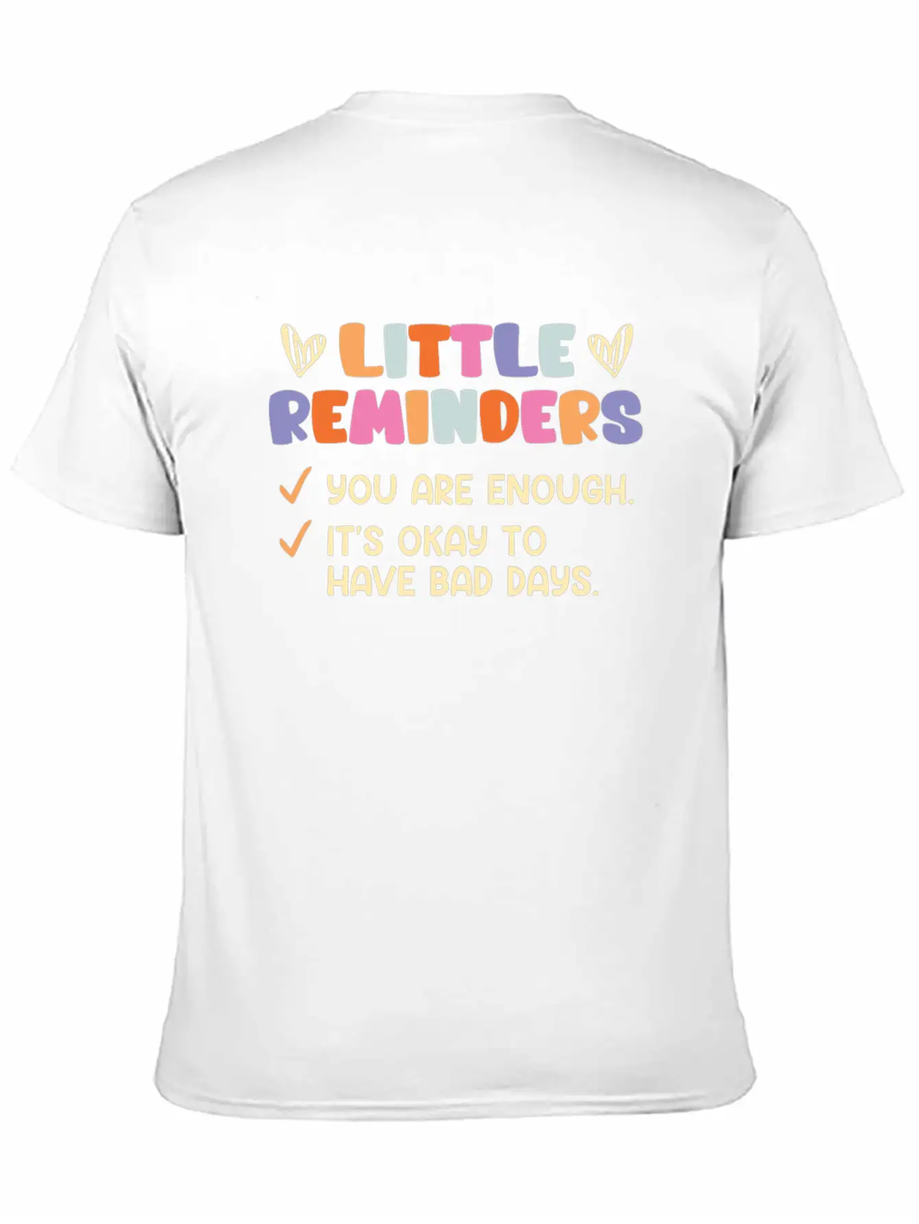 Mental Health Selfesteem Awareness Unisex Short Sleeve Soft Cotton T-Shirt – Casual Everyday Wear
