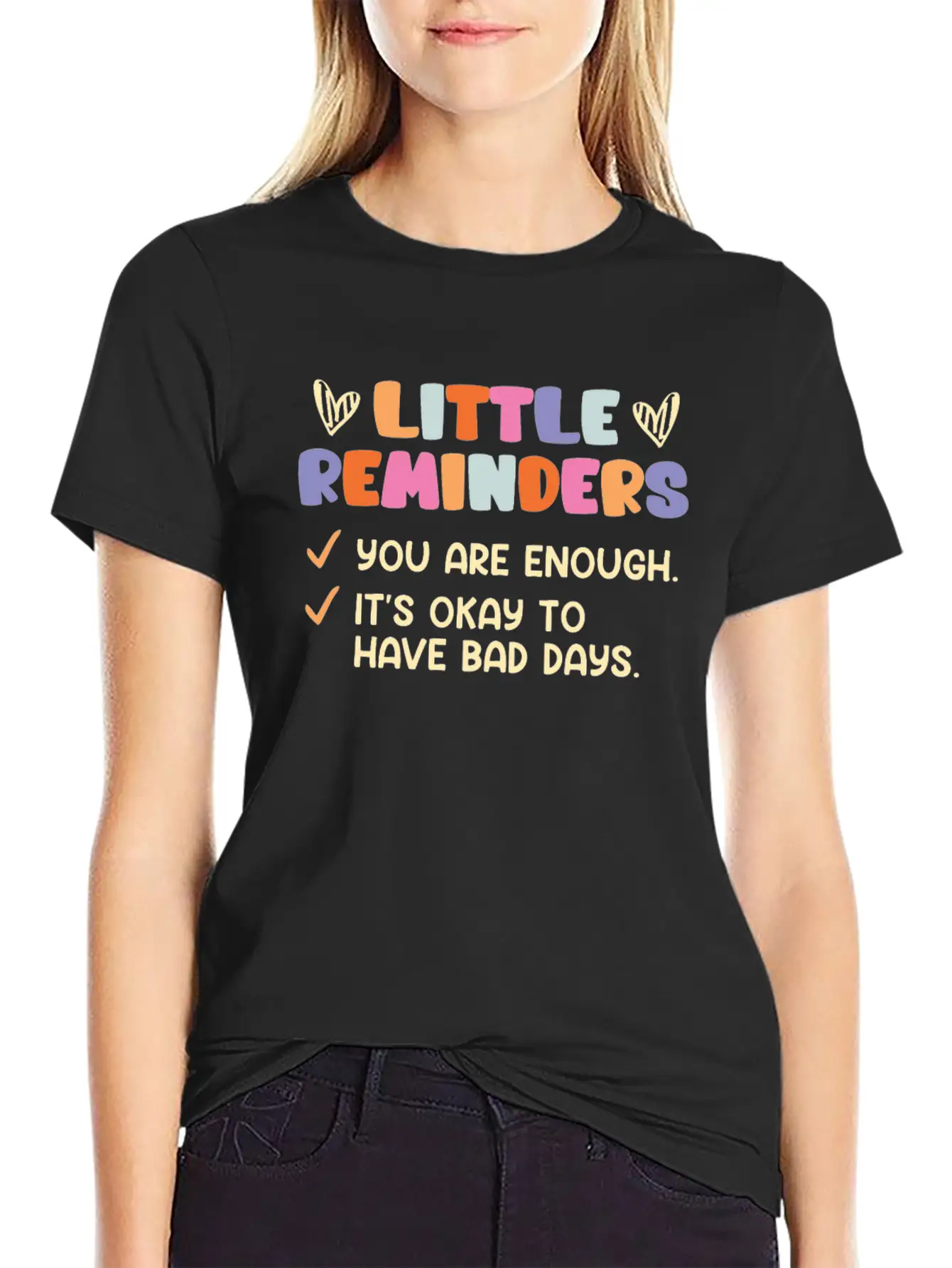 Mental Health Selfesteem Awareness Unisex Short Sleeve Soft Cotton T-Shirt – Casual Everyday Wear