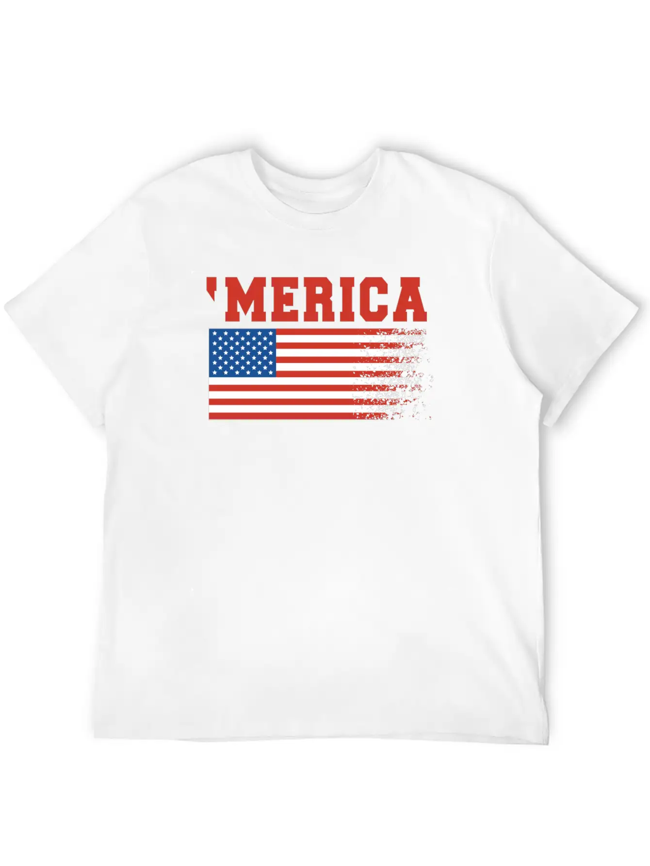 Merica Flag 4th Of July Timeless Short Sleeve Tee – Comfy And Minimalist Design