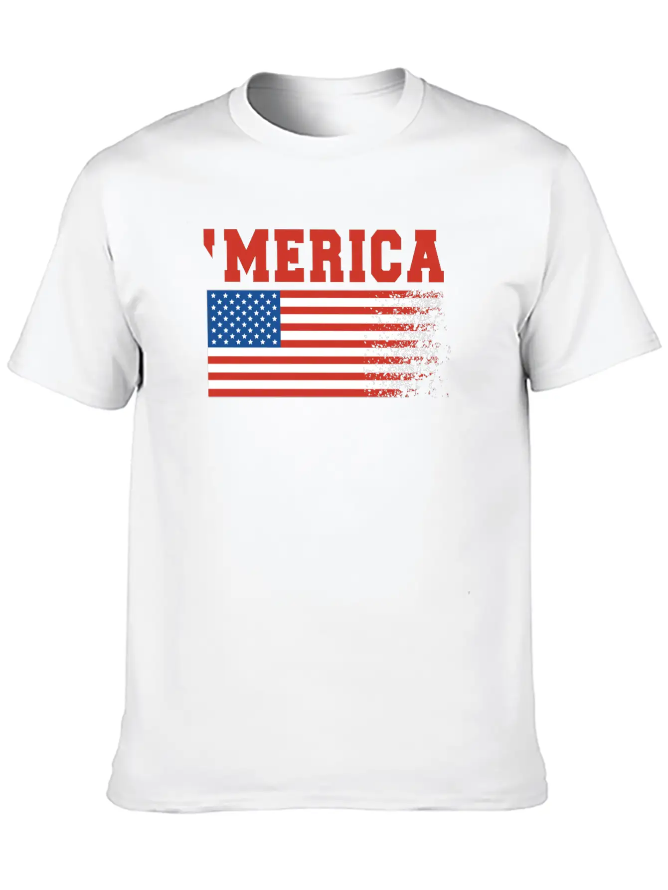 Merica Flag 4th Of July Timeless Short Sleeve Tee – Comfy And Minimalist Design