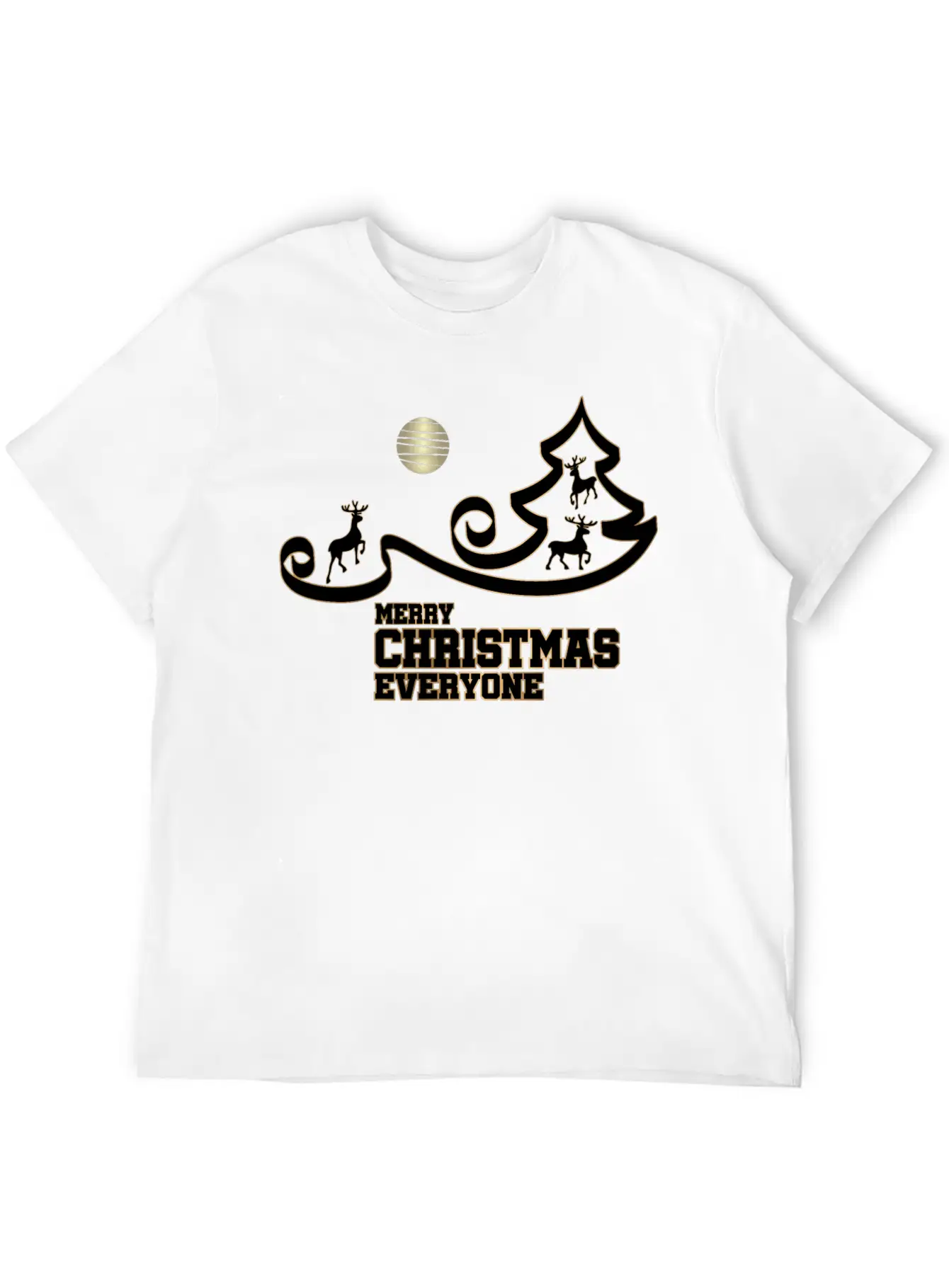Merry Christmas Everyone Stylish Everyday T-Shirt – Unisex Basic Cotton Tee
