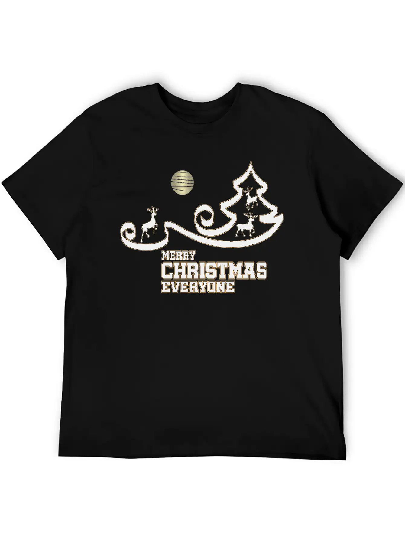 Merry Christmas Everyone Stylish Everyday T-Shirt – Unisex Basic Cotton Tee