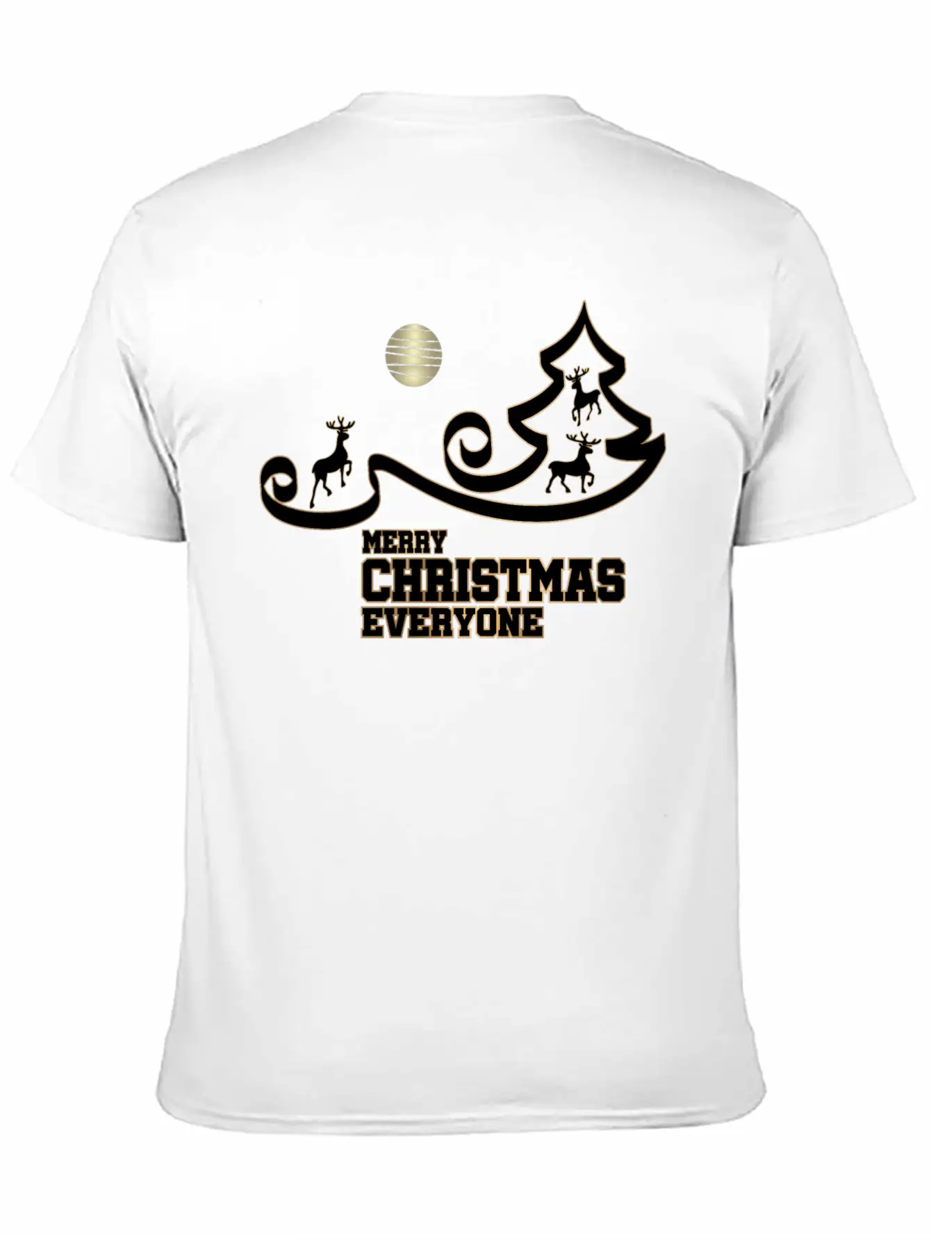 Merry Christmas Everyone Stylish Everyday T-Shirt – Unisex Basic Cotton Tee
