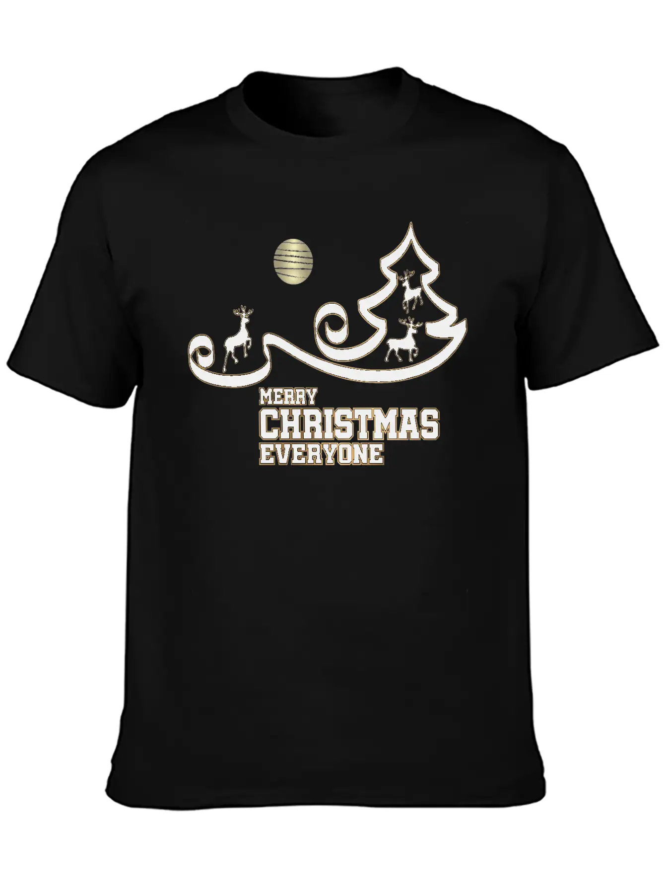 Merry Christmas Everyone Stylish Everyday T-Shirt – Unisex Basic Cotton Tee