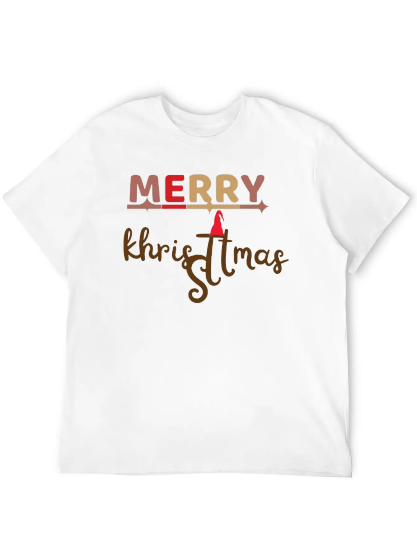 Merry Chritmas Day Unisex Short Sleeve Soft Cotton T-Shirt – Casual Everyday Wear
