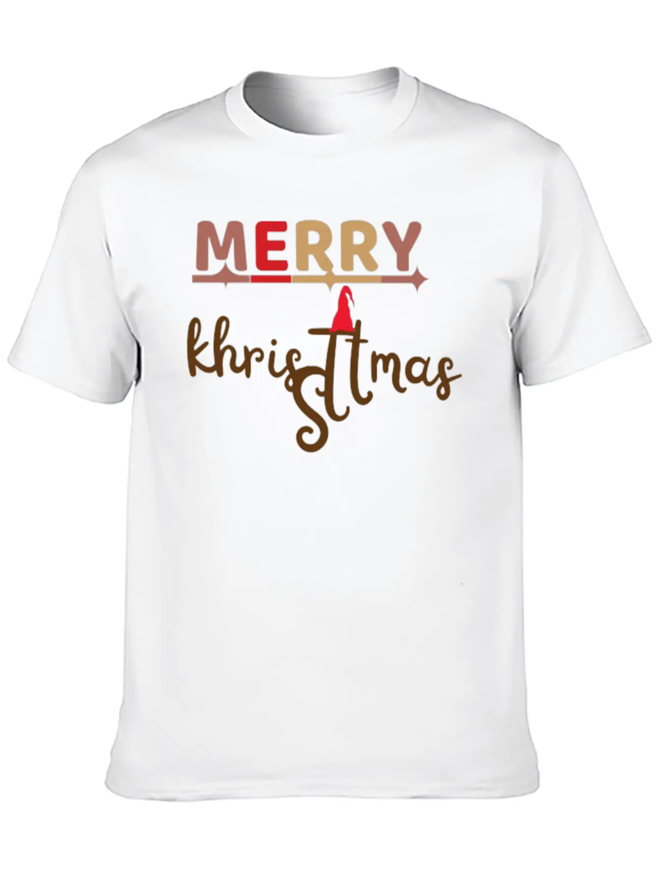 Merry Chritmas Day Unisex Short Sleeve Soft Cotton T-Shirt – Casual Everyday Wear