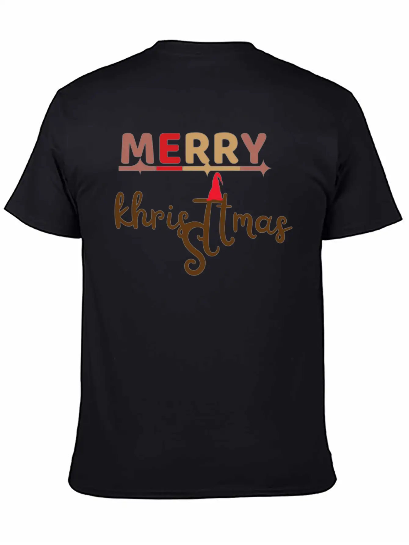 Merry Chritmas Day Unisex Short Sleeve Soft Cotton T-Shirt – Casual Everyday Wear