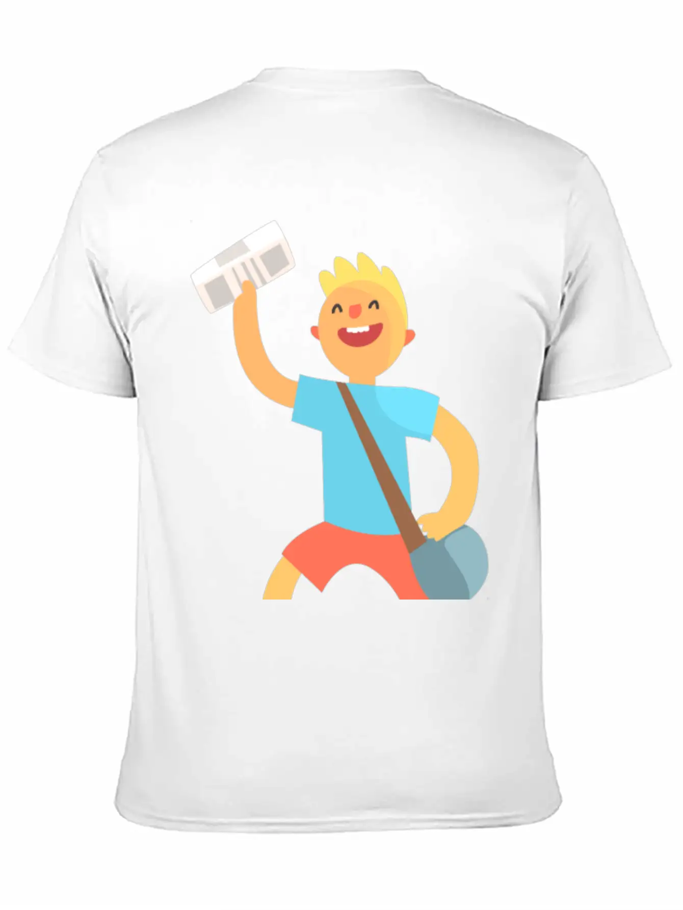 Messenger Unisex Short Sleeve Soft Cotton T-Shirt – Casual Everyday Wear