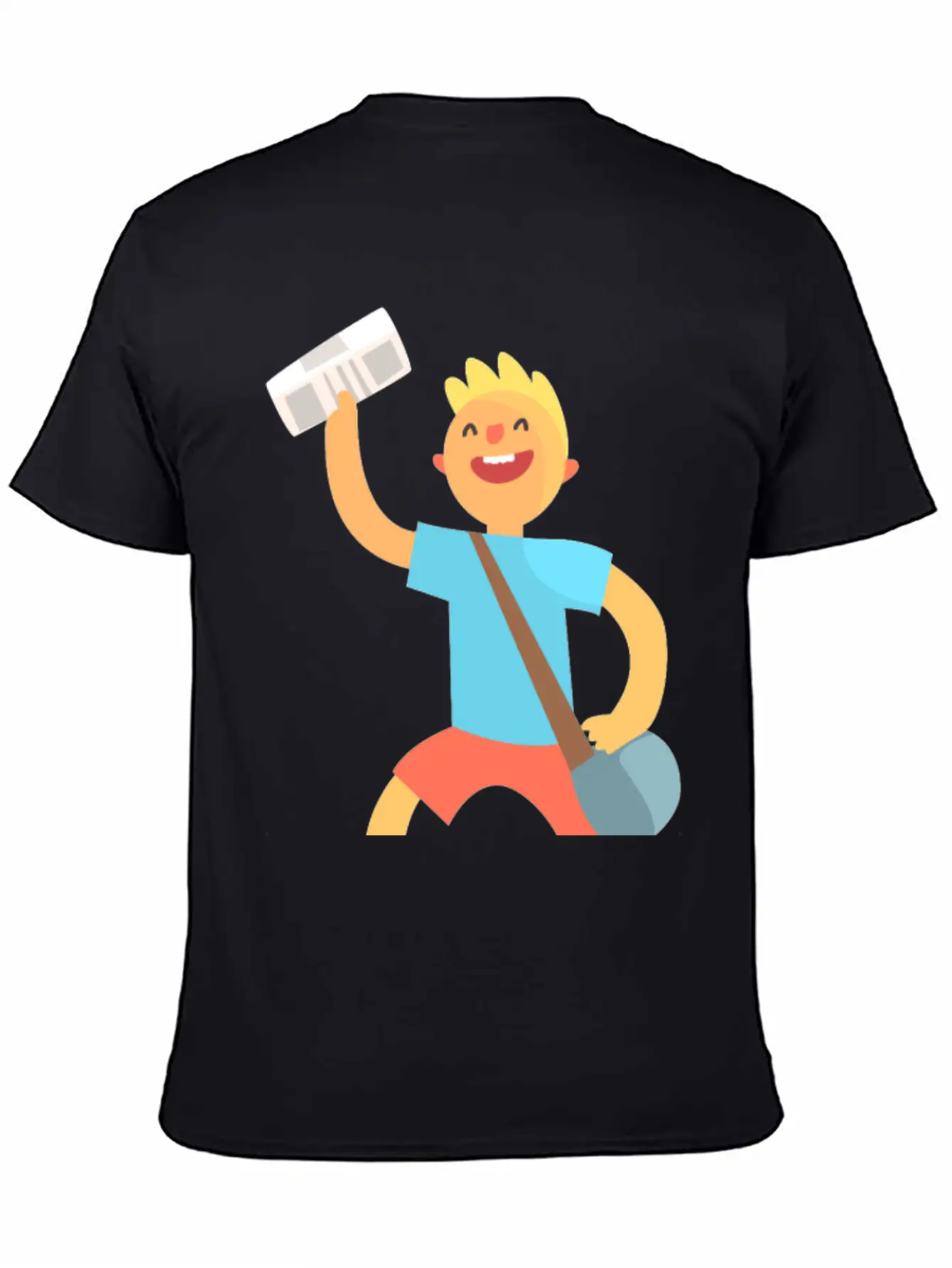 Messenger Unisex Short Sleeve Soft Cotton T-Shirt – Casual Everyday Wear