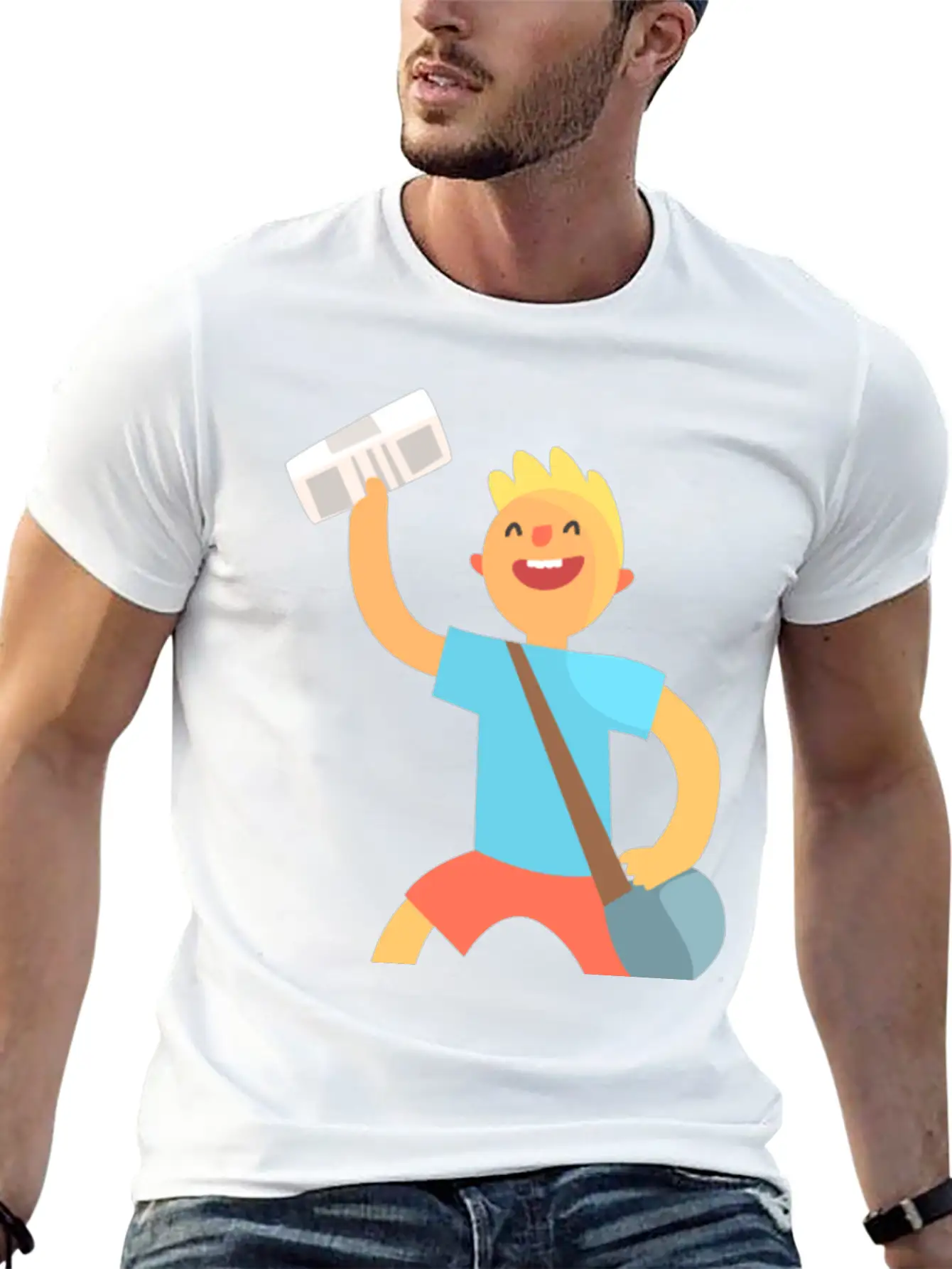 Messenger Unisex Short Sleeve Soft Cotton T-Shirt – Casual Everyday Wear