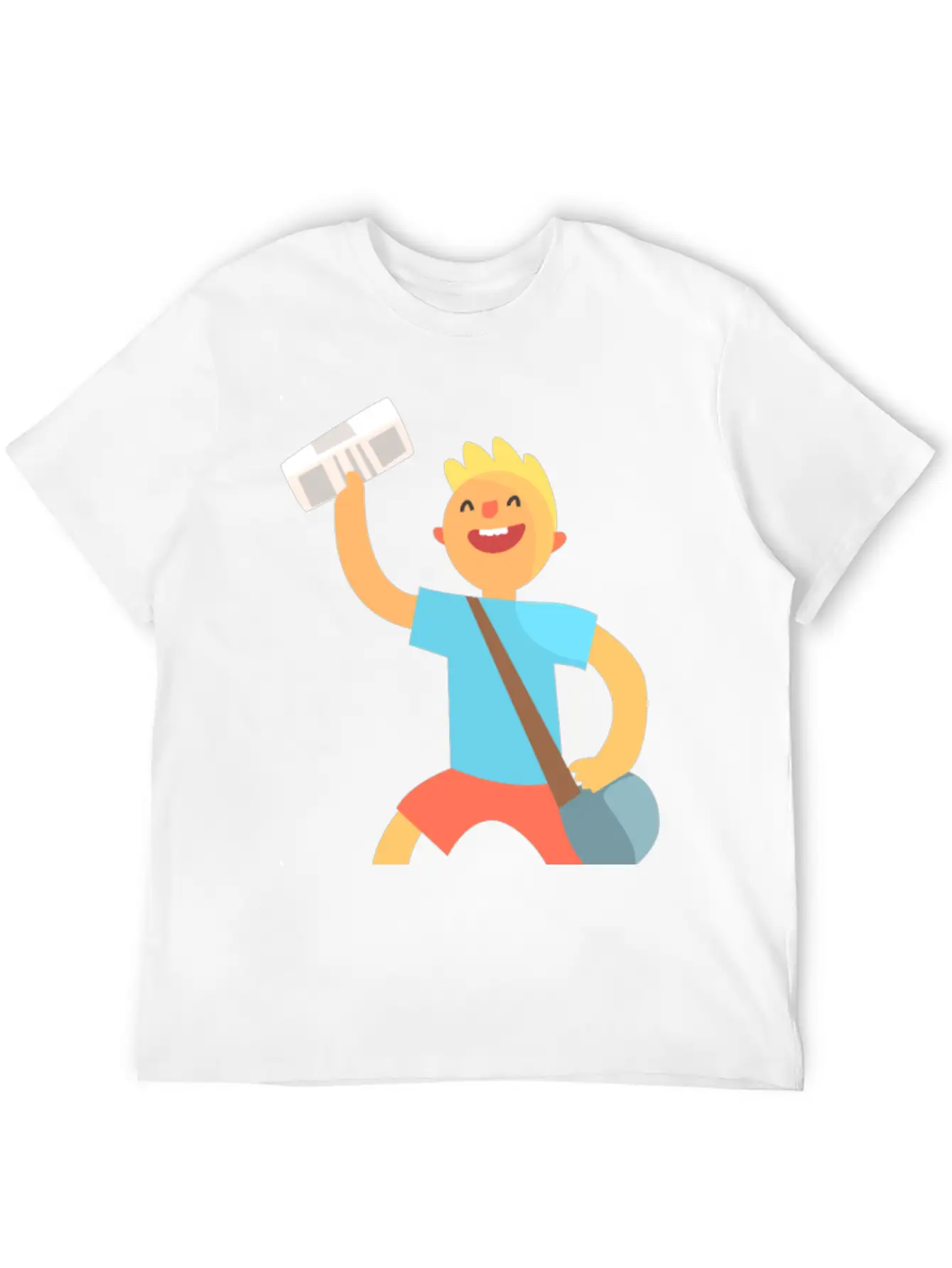 Messenger Unisex Short Sleeve Soft Cotton T-Shirt – Casual Everyday Wear