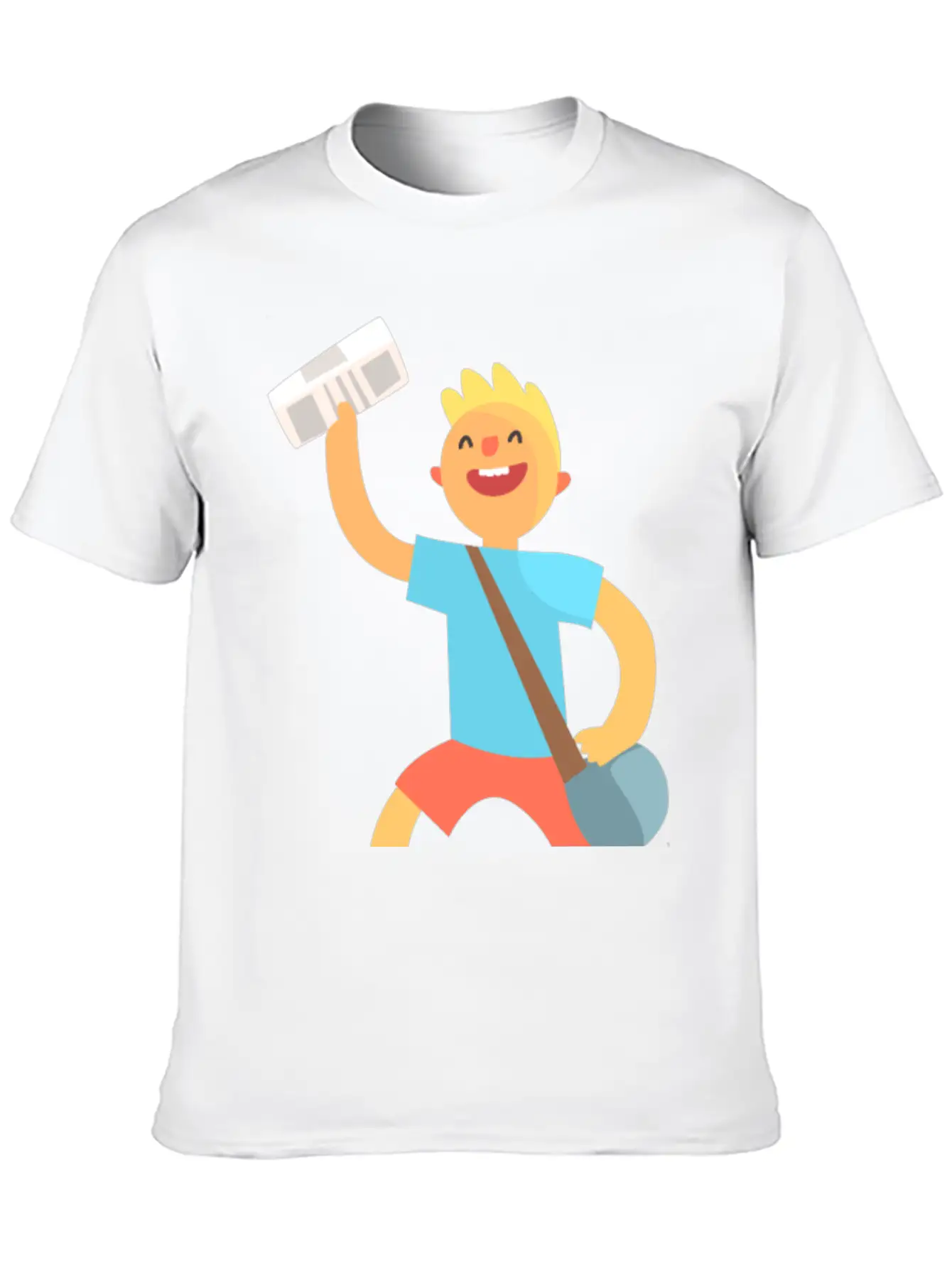 Messenger Unisex Short Sleeve Soft Cotton T-Shirt – Casual Everyday Wear
