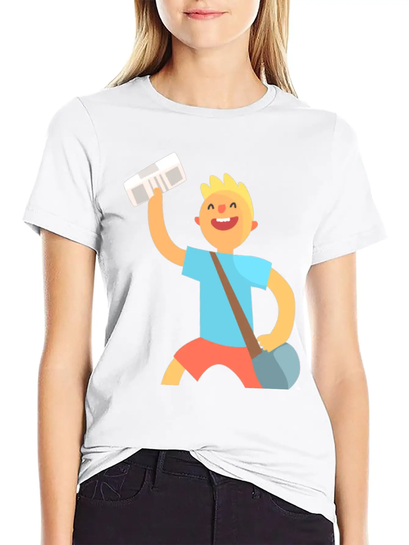 Messenger Unisex Short Sleeve Soft Cotton T-Shirt – Casual Everyday Wear