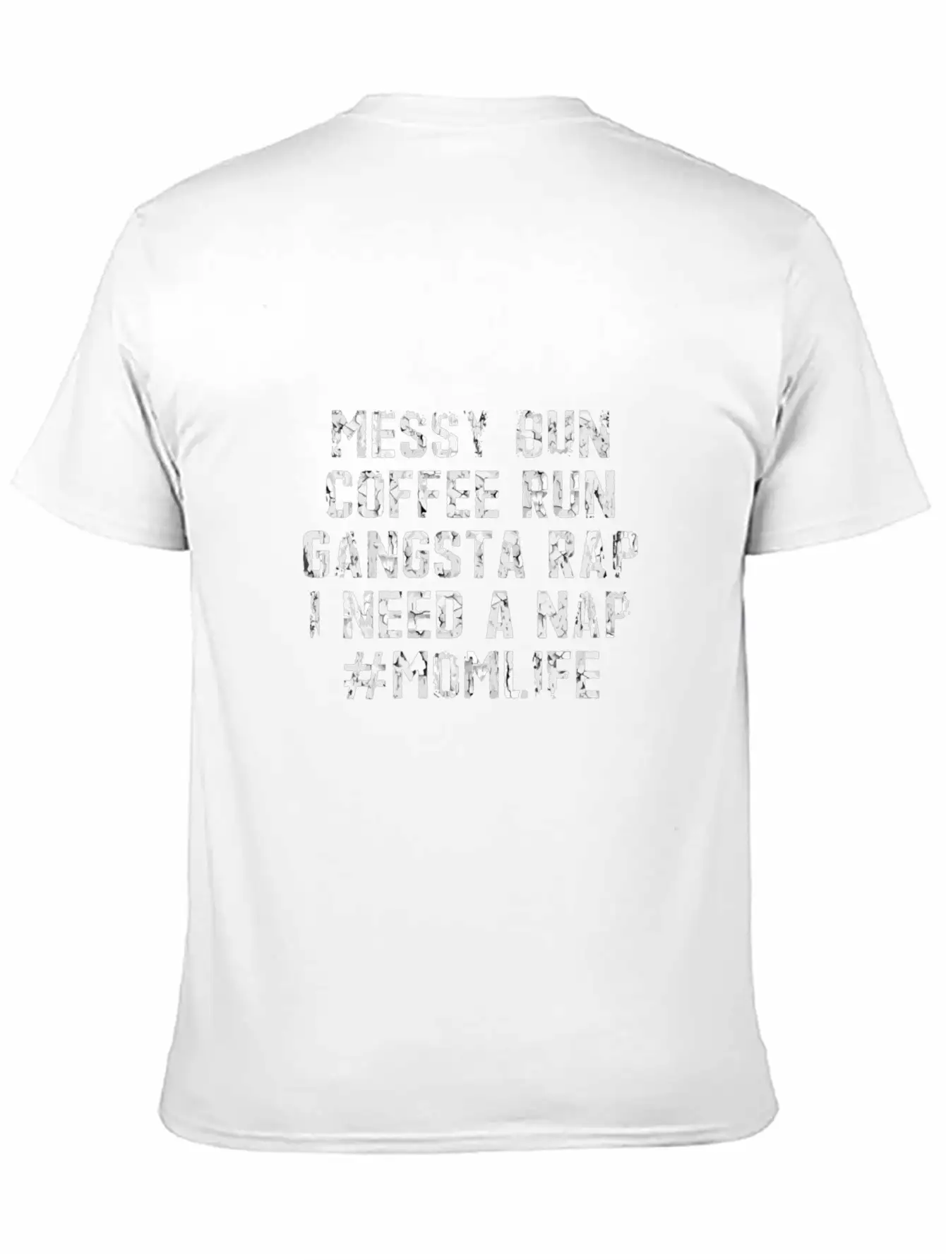Messy Bun Coffee Run Gangsta Rap I Need A Nap Moml Essential Unisex Summer Tee – Soft Cotton Casual Fit