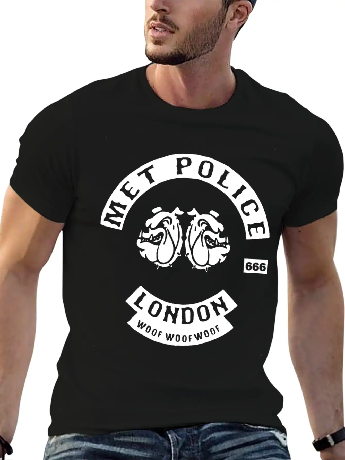 Met Police Bent Coppers London Biker Stylish Everyday T-Shirt – Unisex Basic Cotton Tee