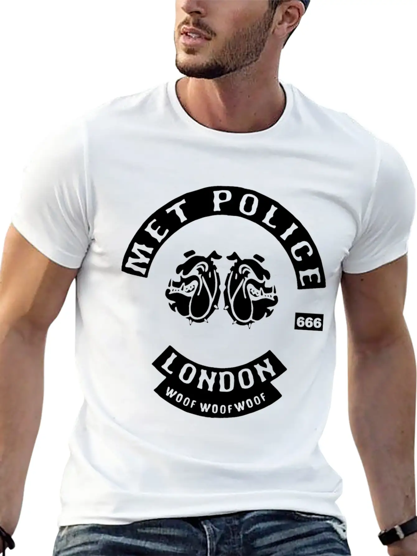 Met Police Bent Coppers London Biker Stylish Everyday T-Shirt – Unisex Basic Cotton Tee