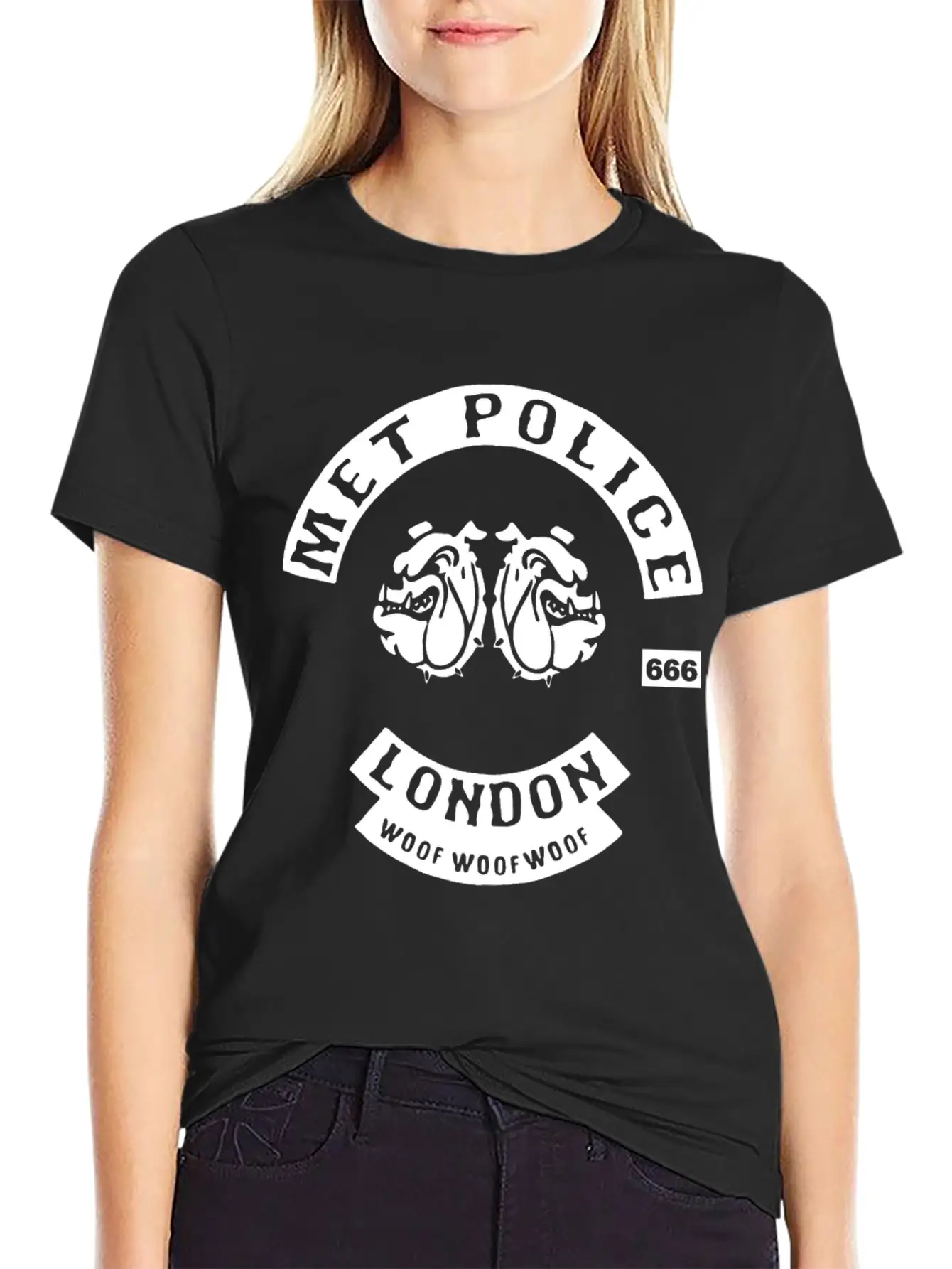 Met Police Bent Coppers London Biker Stylish Everyday T-Shirt – Unisex Basic Cotton Tee
