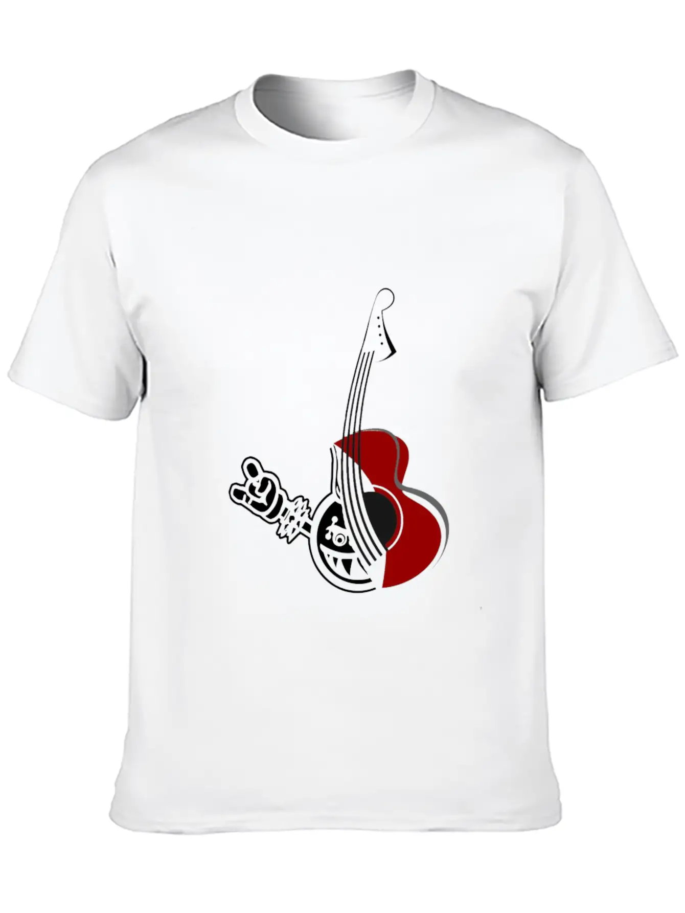 Metal Acoustic Guitar Stylish Everyday T-Shirt – Unisex Basic Cotton Tee