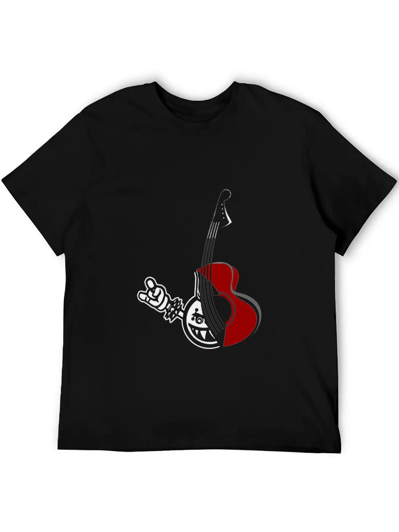 Metal Acoustic Guitar Stylish Everyday T-Shirt – Unisex Basic Cotton Tee